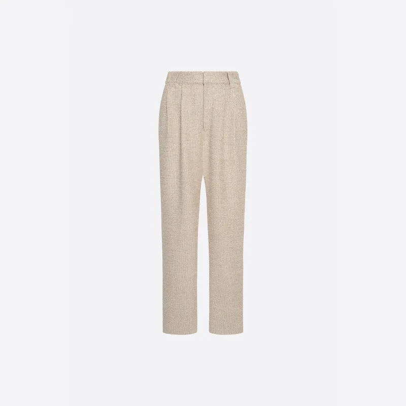 SEQUIN TWEED TROUSERS made by Alessandra Rich
