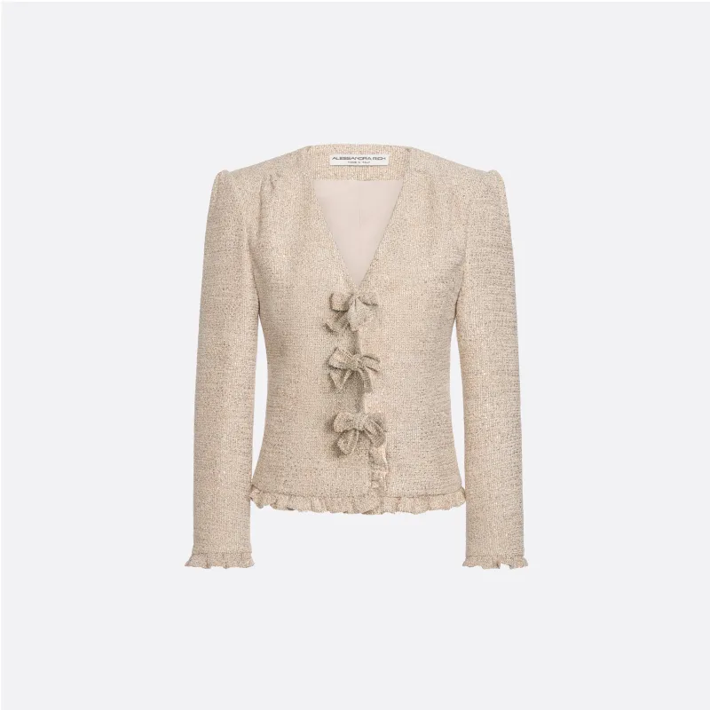 SEQUIN TWEED JACKET made by Alessandra Rich