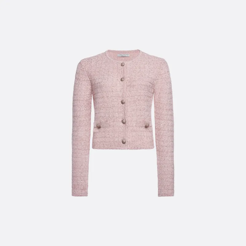 WOOL SEQUIN KNIT CARDIGAN made by Alessandra Rich