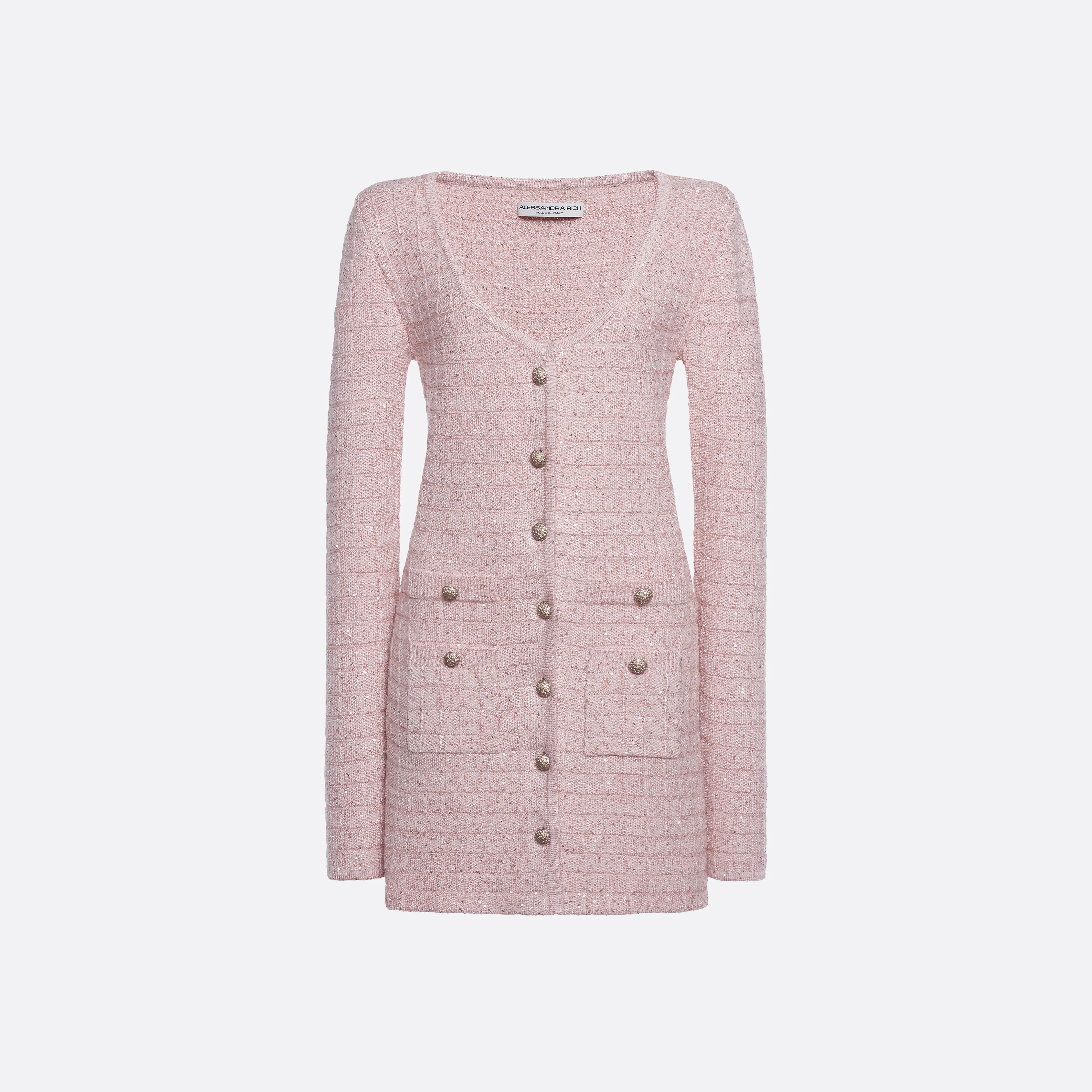 SEQUIN KNIT MINI DRESS sold by Alessandra Rich