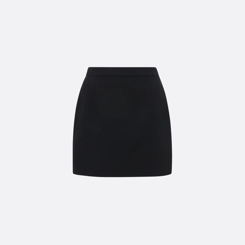 WOOL CRÊPE MINI SKIRT made by Alessandra Rich