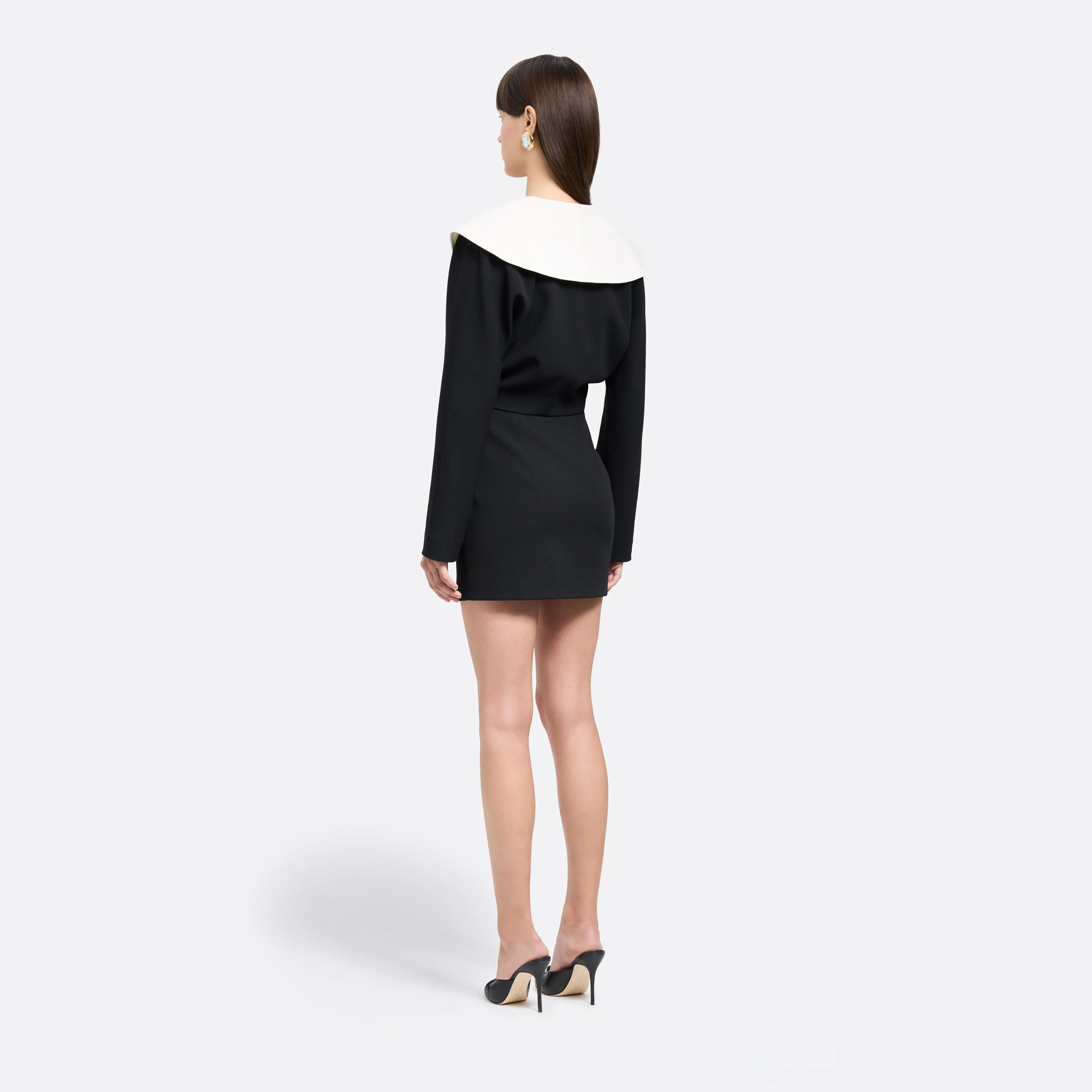WOOL CRÊPE MINI SKIRT sold by Alessandra Rich product image thumbnail 4