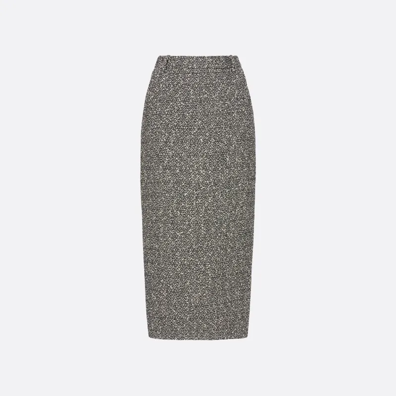 MELANGE SEQUIN TWEED MIDI SKIRT made by Alessandra Rich