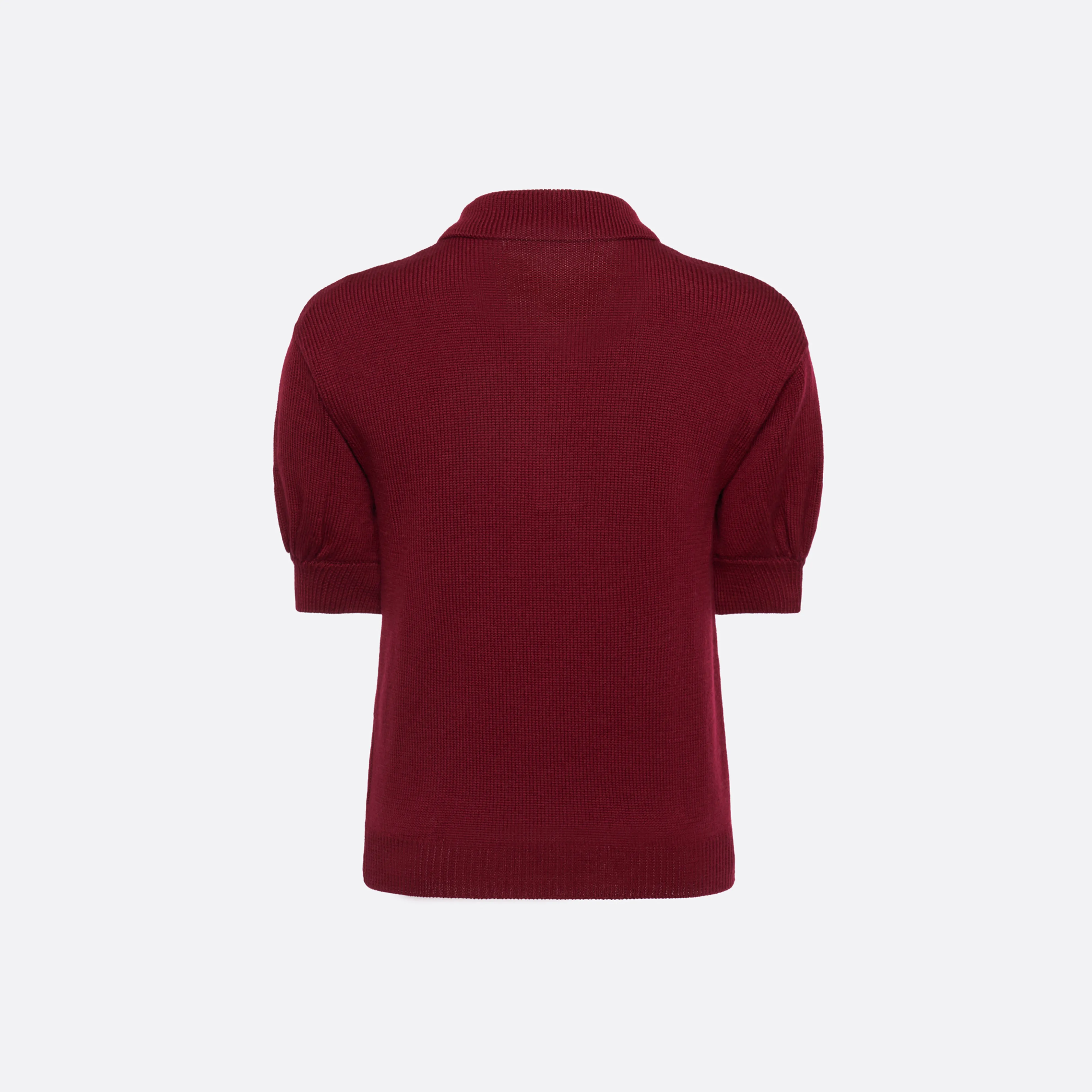 MERINO WOOL KNIT LACE-KNIT POLO sold by Alessandra Rich product image thumbnail 5
