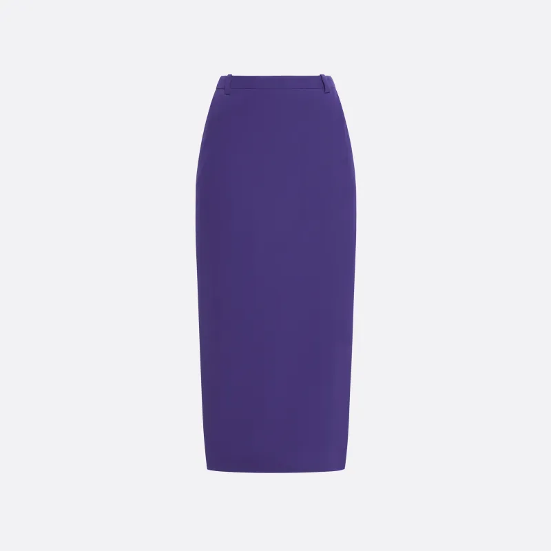 SILK MIDI SKIRT made by Alessandra Rich