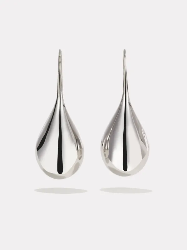 Large Drop Earrings | Sterling Silver made by By Pariah