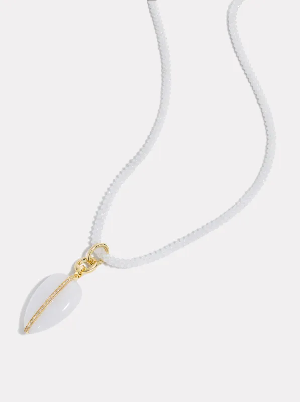 Diamond Aura Necklace | White Jasper made by By Pariah