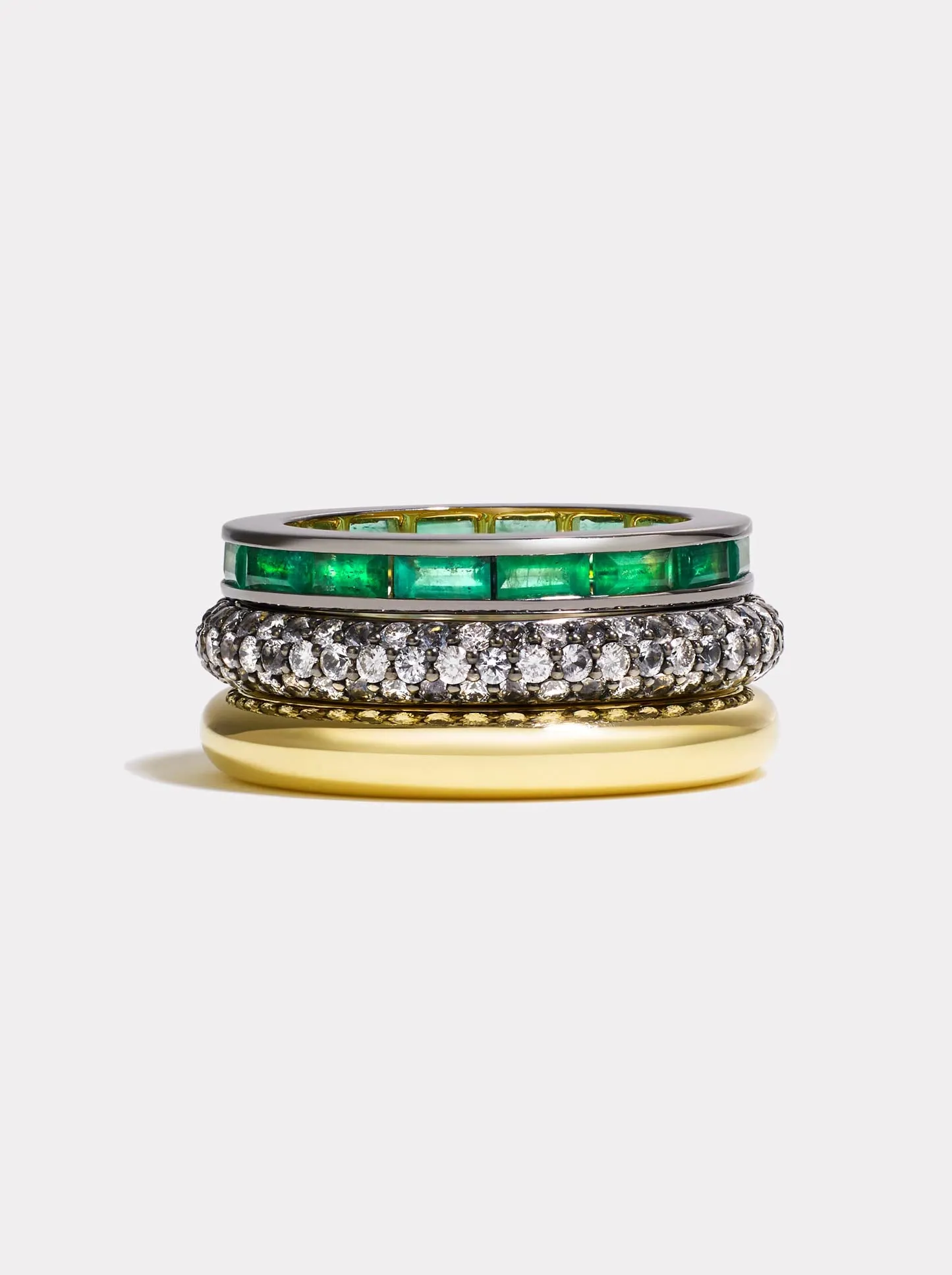 Chubby Band Pave - Diamond & Sapphire sold by By Pariah product image thumbnail 2