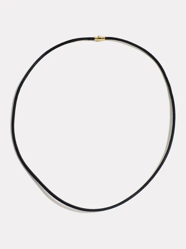 The Essential Leather Necklace 50cm made by By Pariah