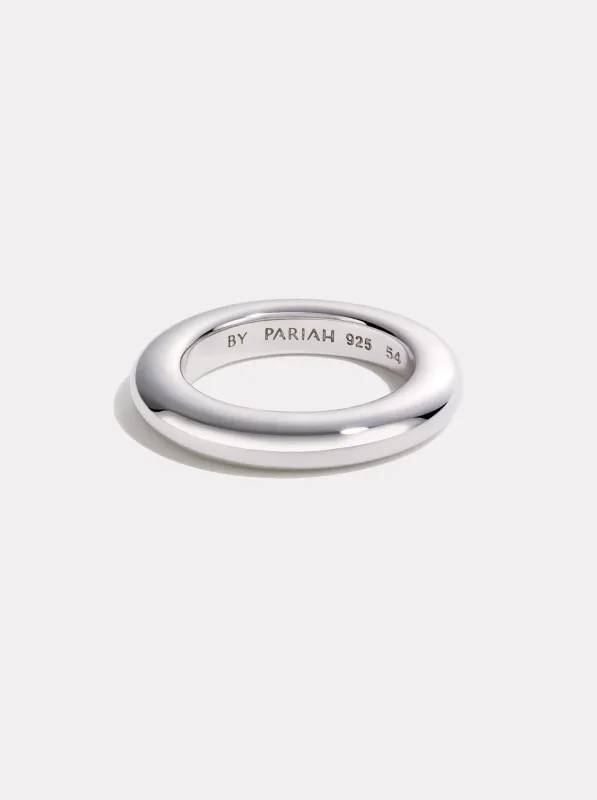 Albert 2.0 Ring Silver made by By Pariah