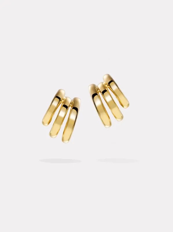 Classic Gold Earring Stack made by By Pariah