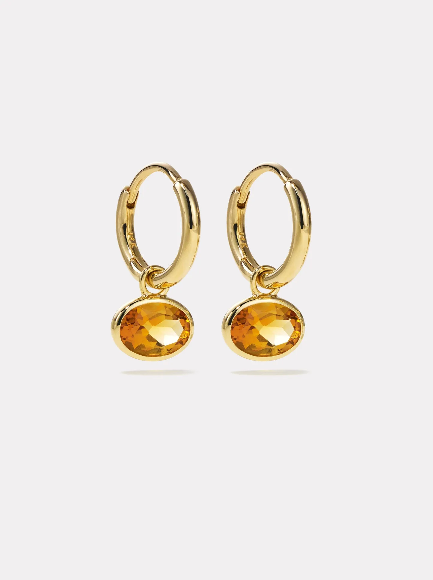 Orbit Hoops - Citrine sold by By Pariah product image thumbnail 2
