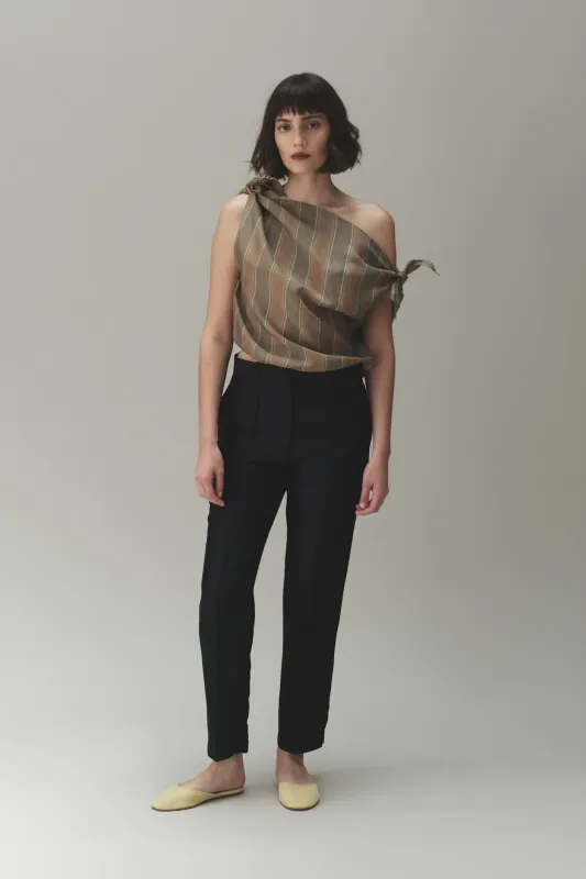 NILES TROUSER - NAVY made by CHELSEA MAK
