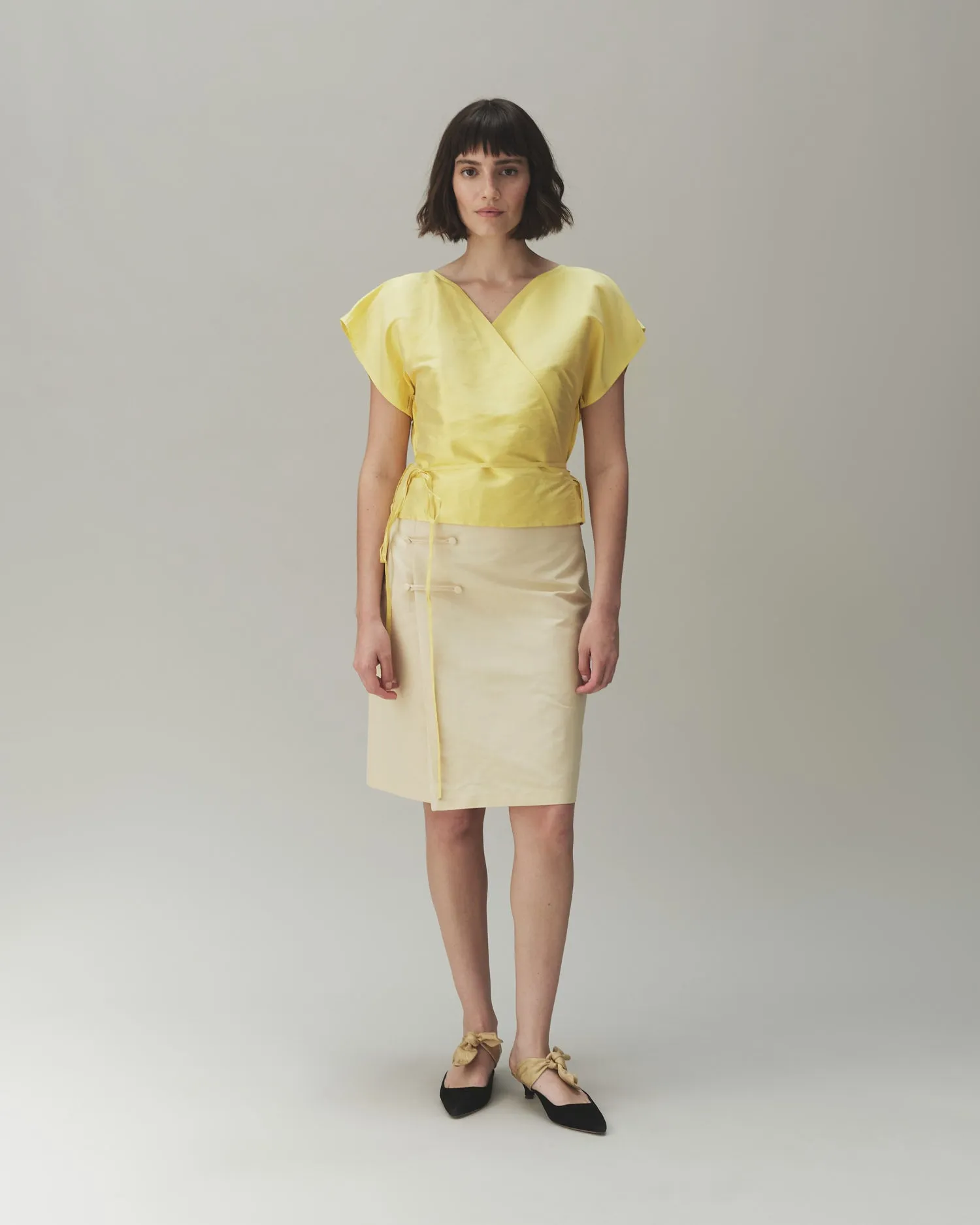 DAVIES TOP — LEMON sold by CHELSEA MAK product image thumbnail 3