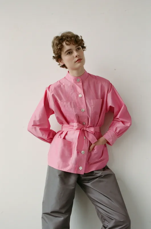 KIWA JACKET - HOT PINK made by CHELSEA MAK