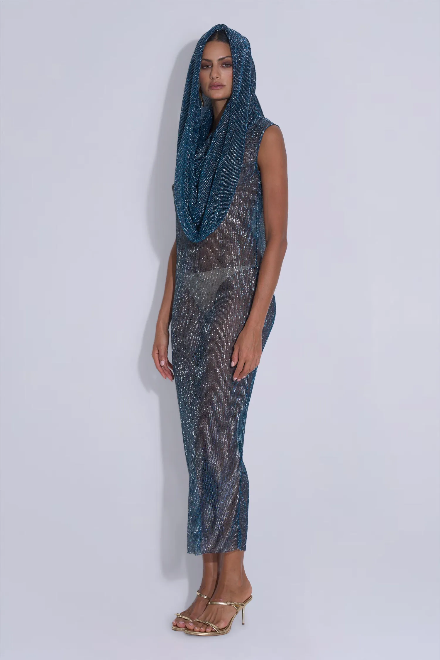 Jones Dress - Teal Moonlight sold by L'IDÉE product image thumbnail 2
