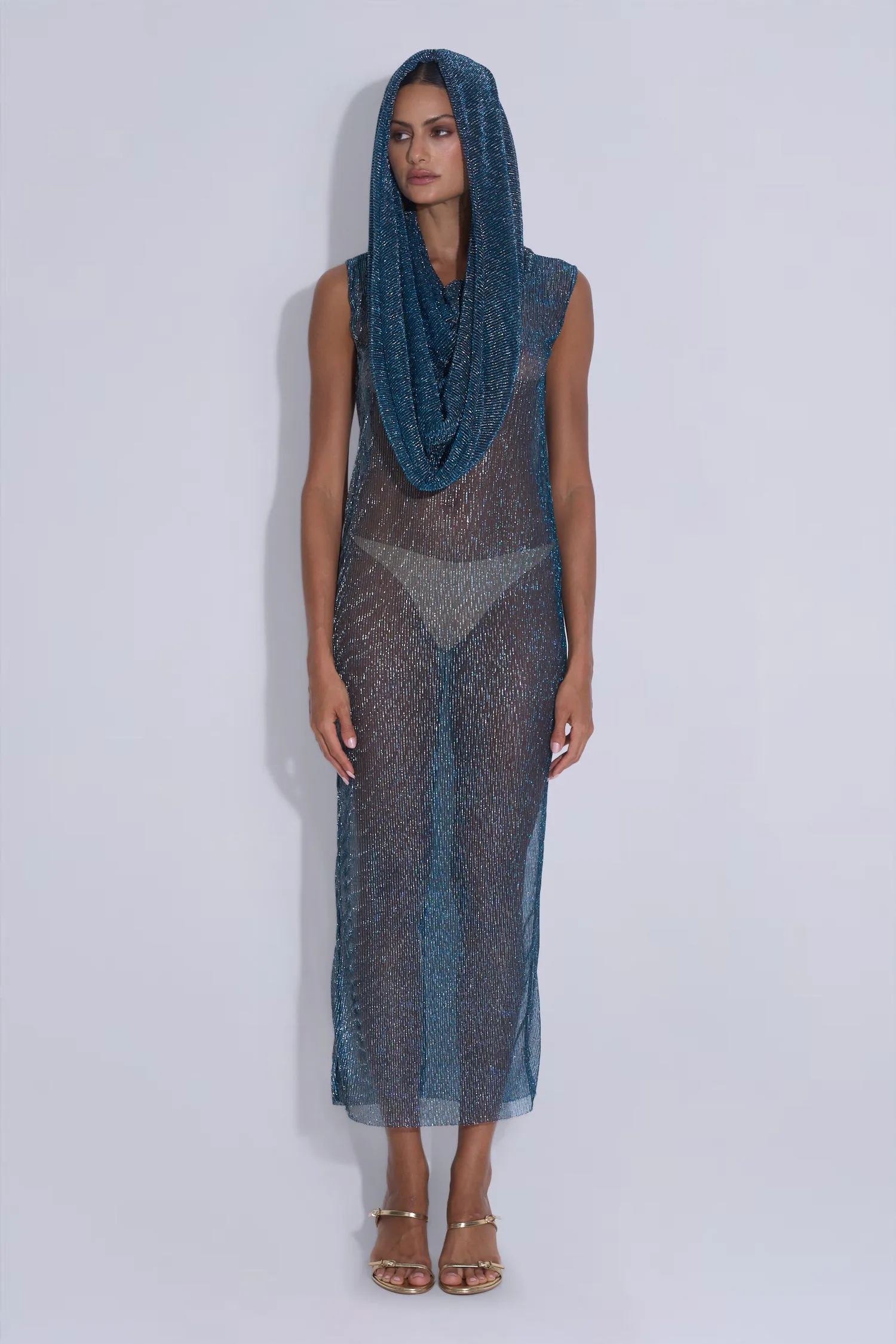 Jones Dress - Teal Moonlight sold by L'IDÉE product image thumbnail 3