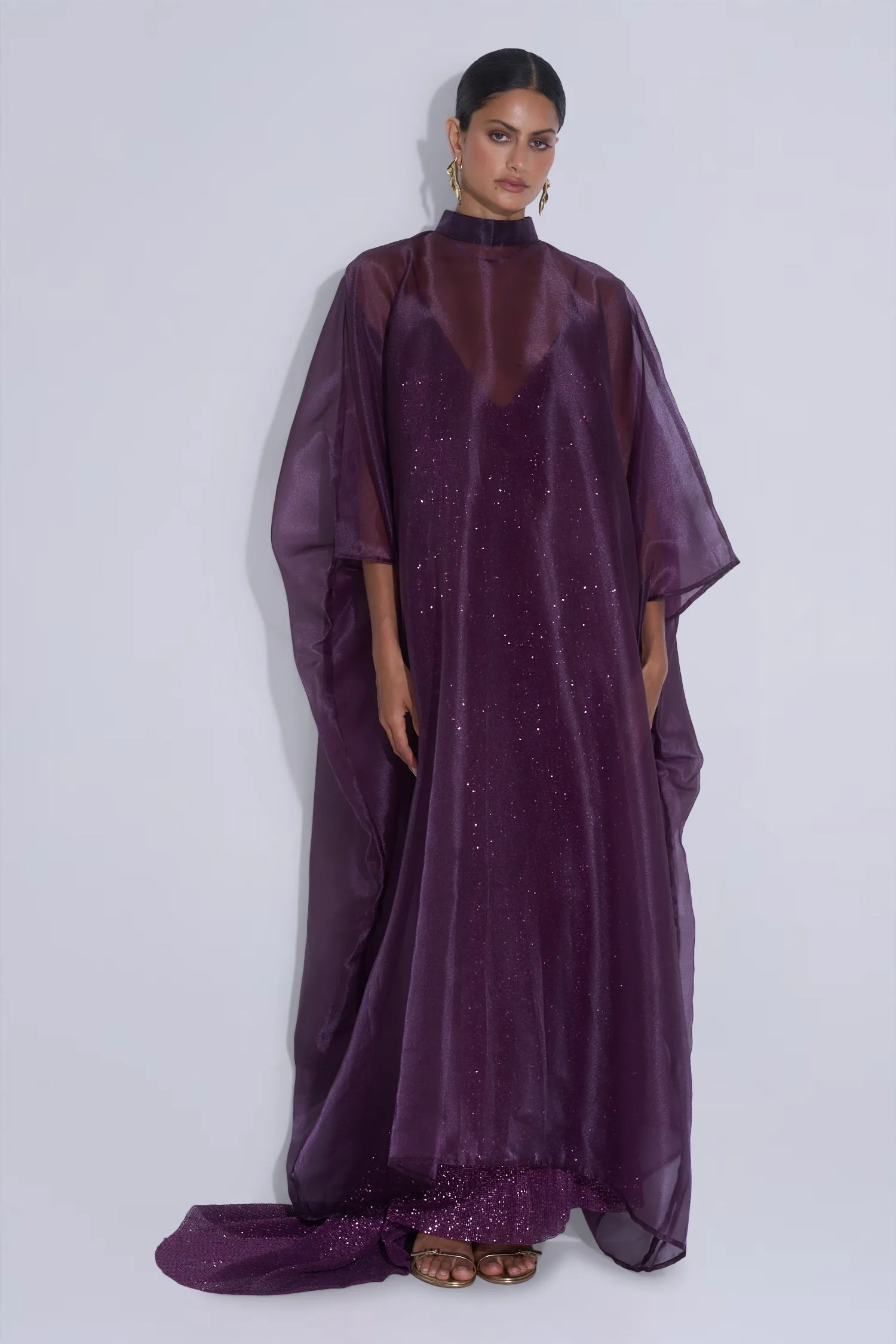 Ross Kaftan - Plum Organza sold by L'IDÉE product image thumbnail 4