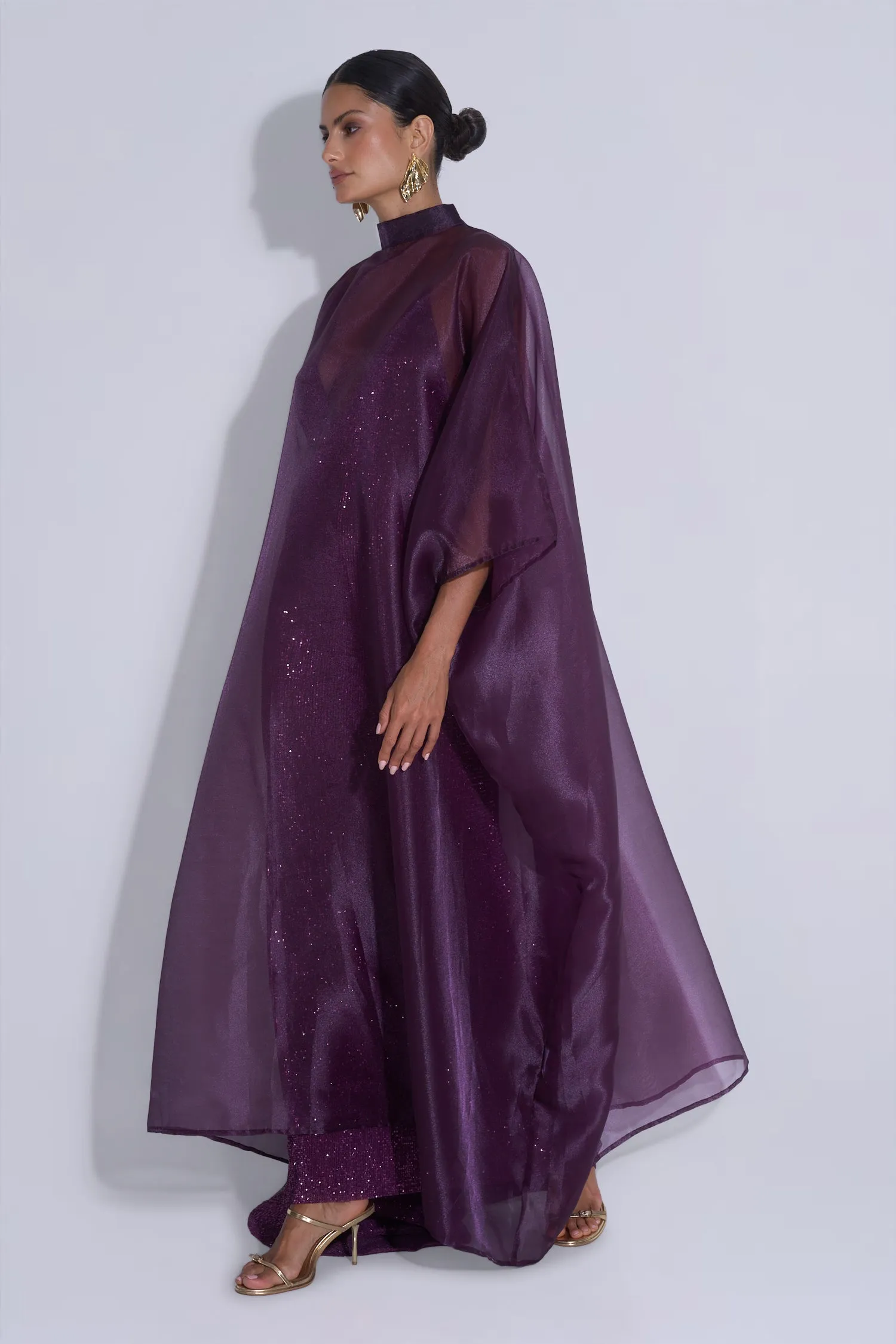 Ross Kaftan - Plum Organza sold by L'IDÉE product image thumbnail 2