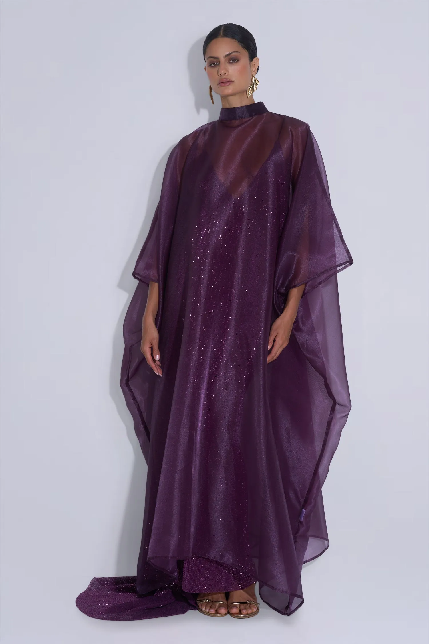 Ross Kaftan - Plum Organza sold by L'IDÉE product image thumbnail 3