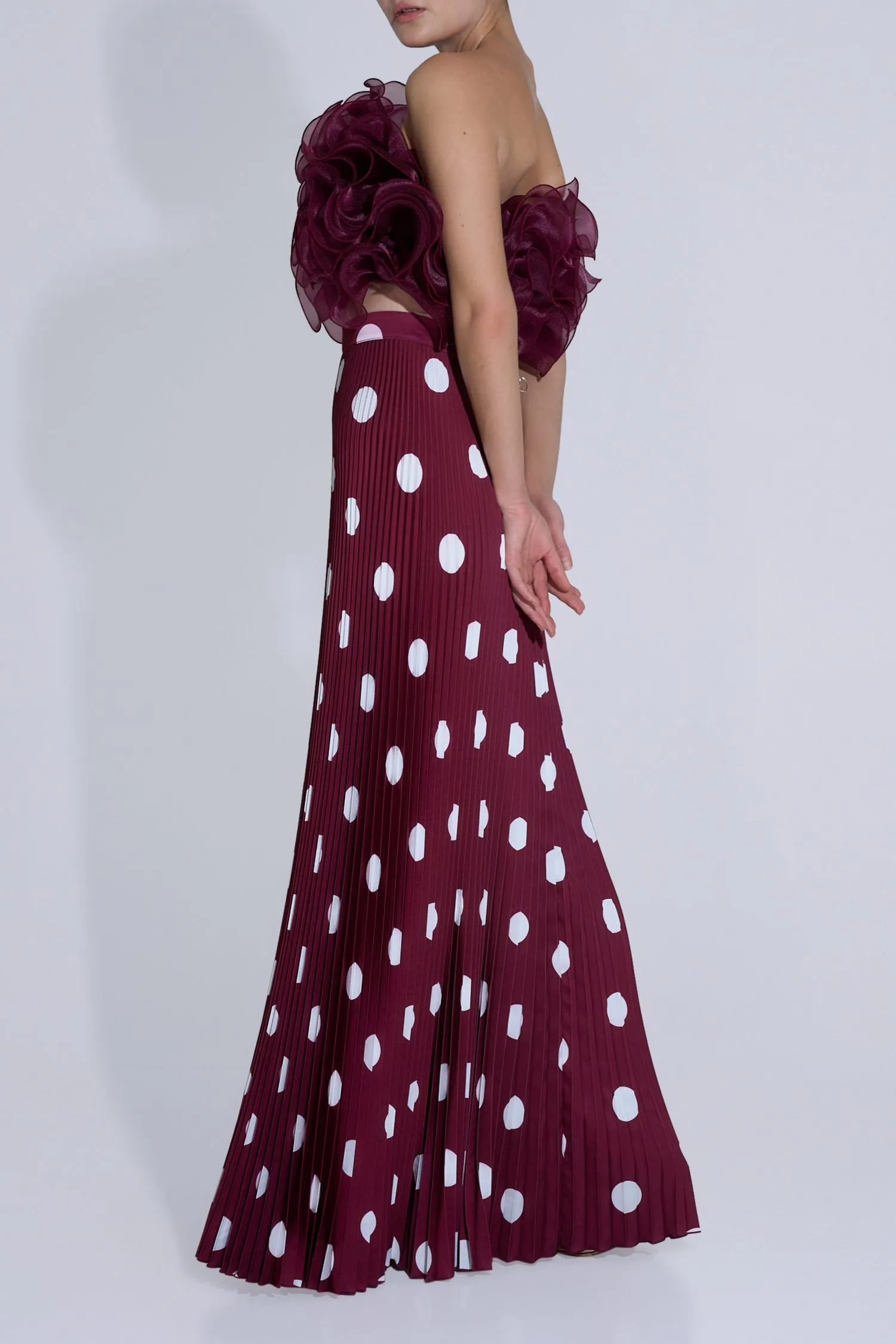 Cou Cou Top - Wine Organza sold by L'IDÉE product image thumbnail 3