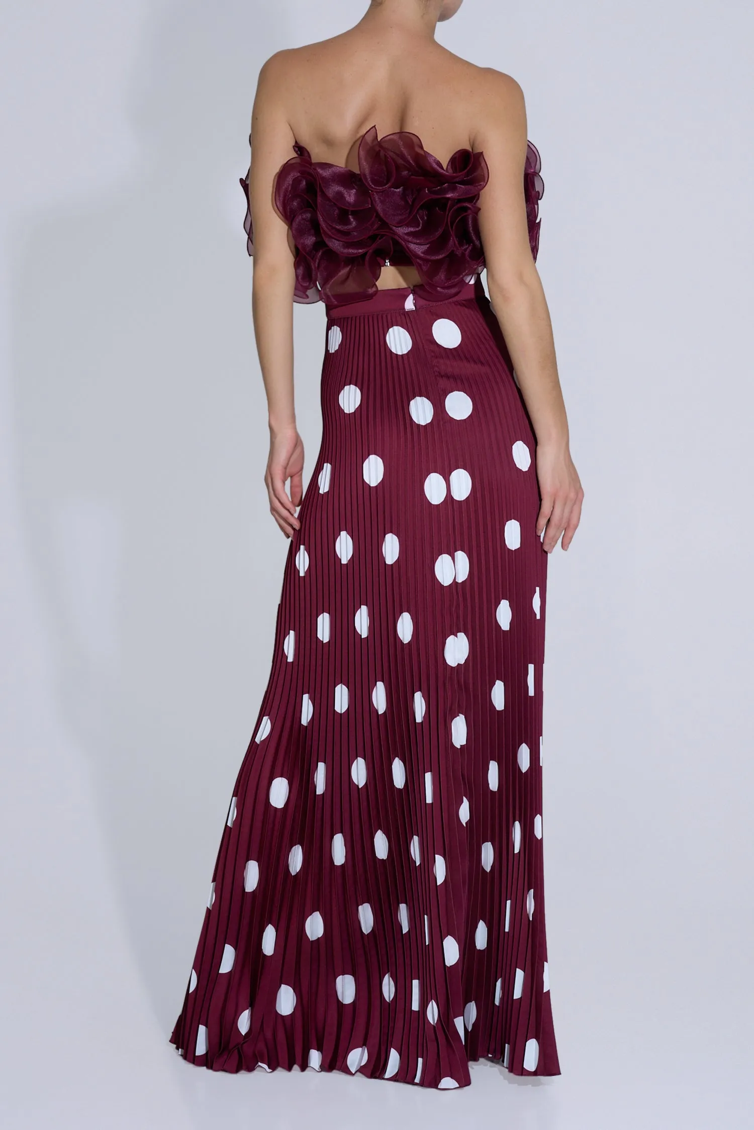 Cou Cou Top - Wine Organza sold by L'IDÉE product image thumbnail 4