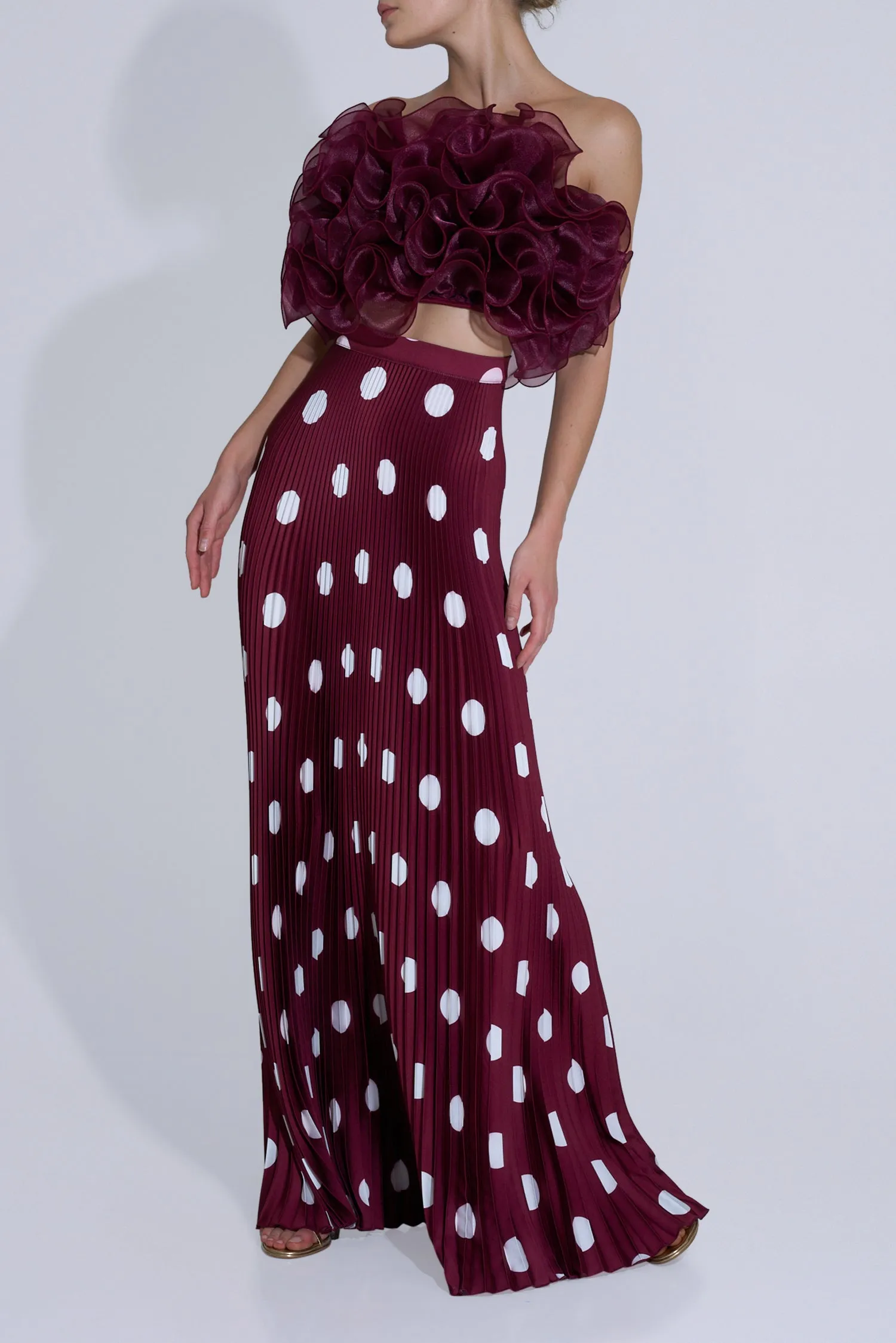 Cou Cou Top - Wine Organza sold by L'IDÉE product image thumbnail 2