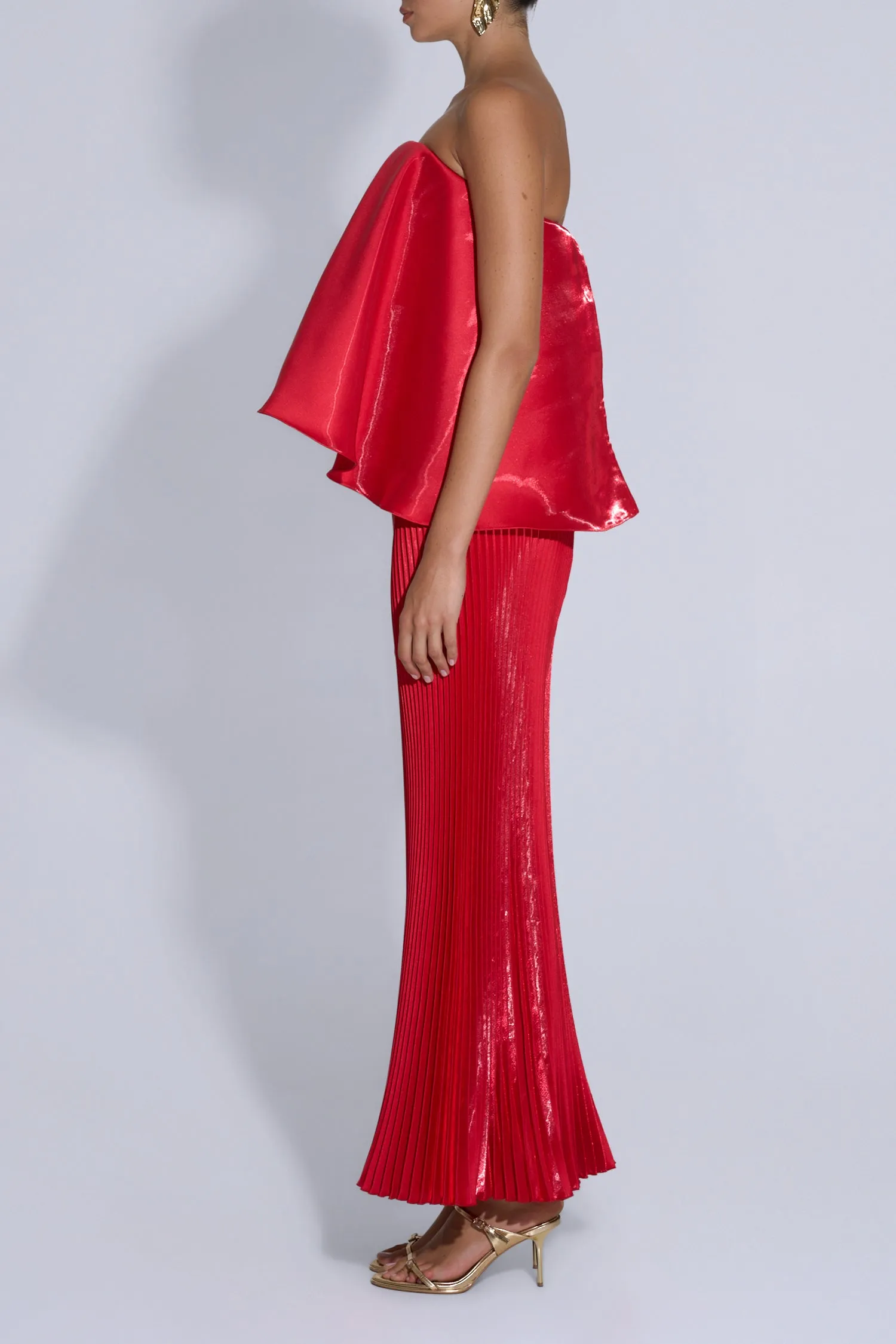 Aman Gown - Scarlet Gloss sold by L'IDÉE product image thumbnail 2