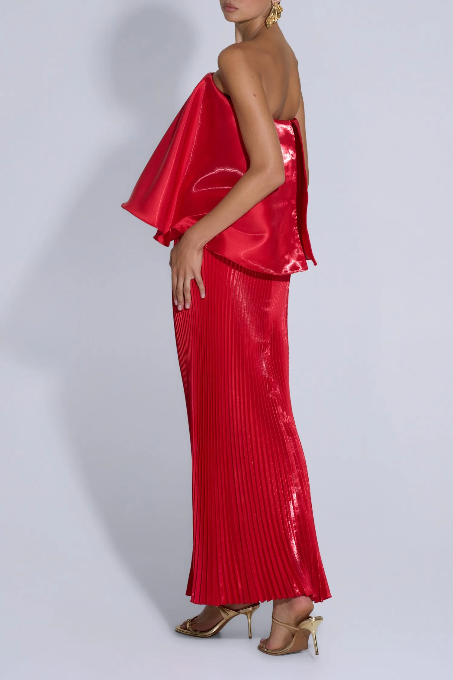 Aman Gown - Scarlet Gloss sold by L'IDÉE product image thumbnail 4