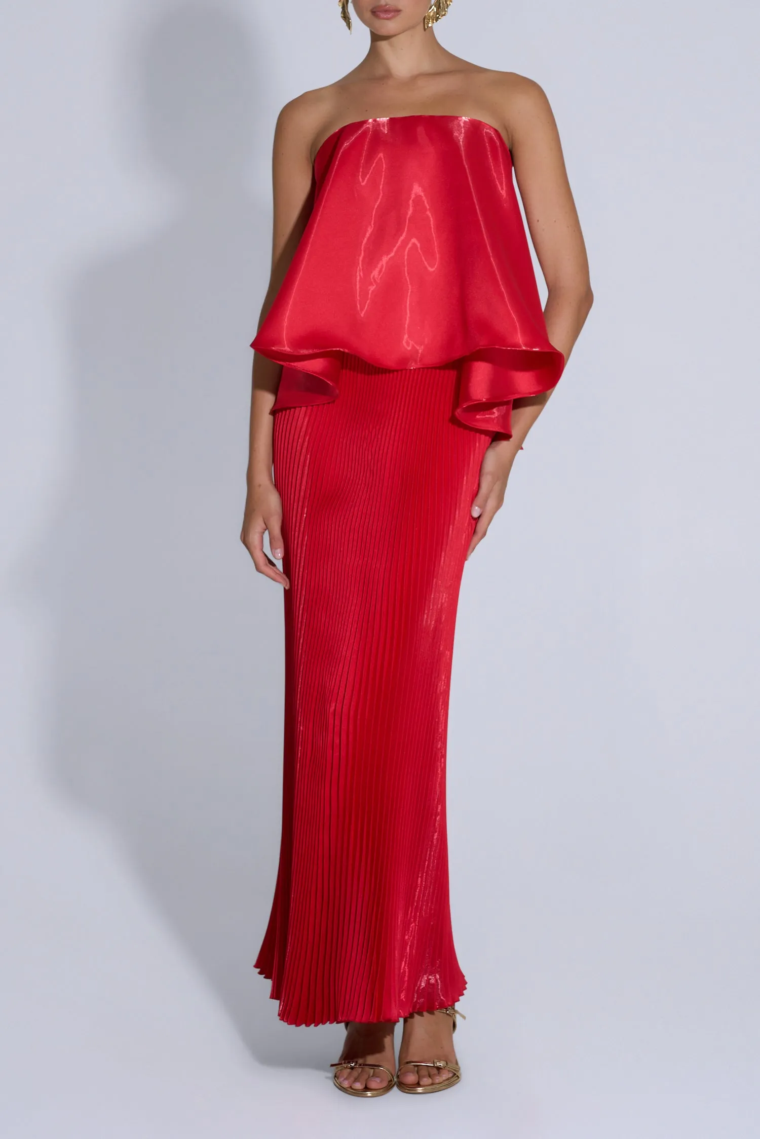 Aman Gown - Scarlet Gloss sold by L'IDÉE