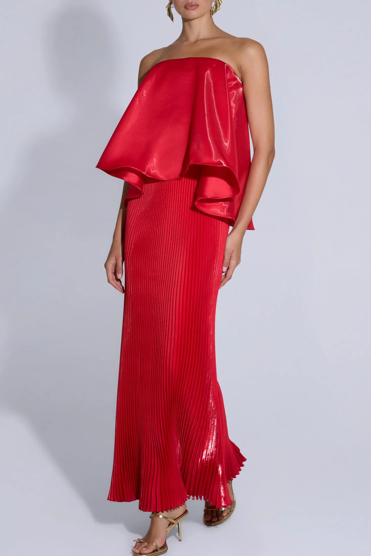 Aman Gown - Scarlet Gloss sold by L'IDÉE product image thumbnail 3