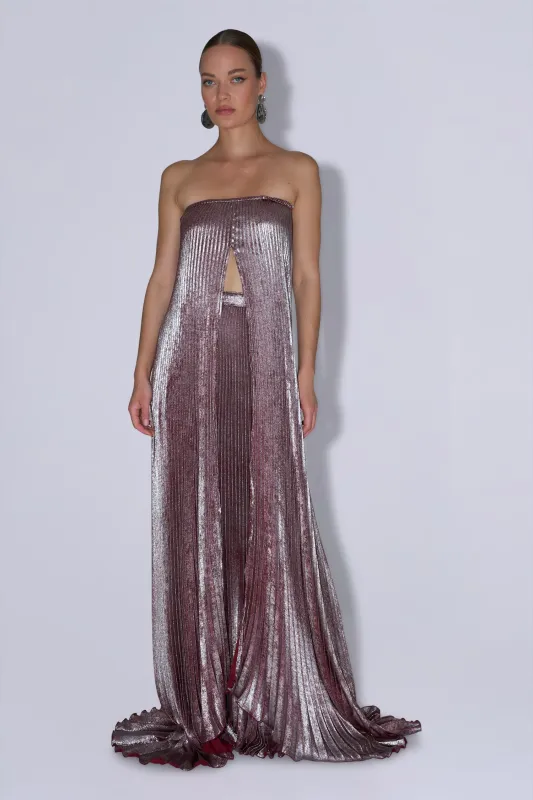 Gala Skirt - Wine Shimmer made by L'IDÉE