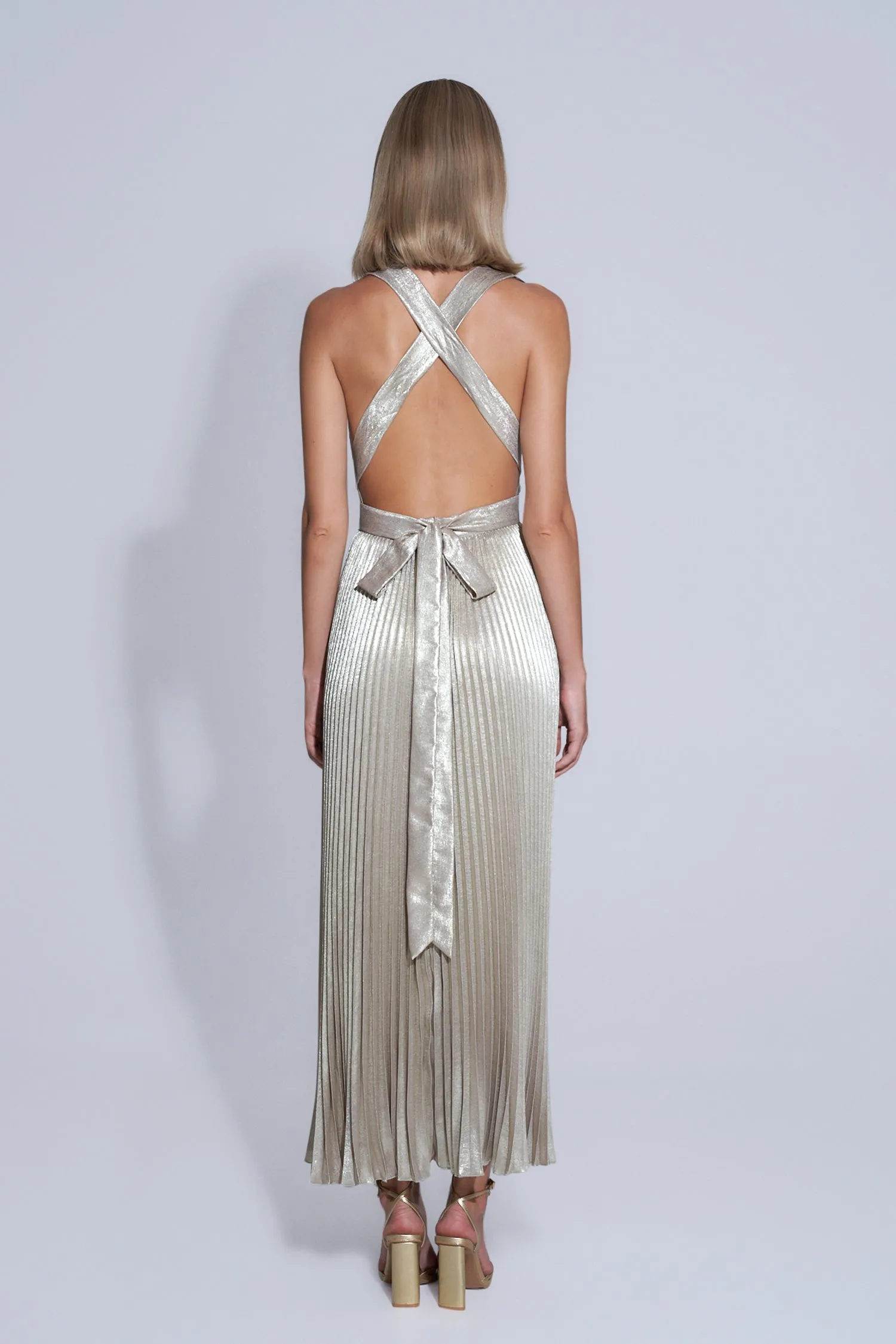Moderniste Gown - Gold Shimmer sold by L'IDÉE product image thumbnail 2