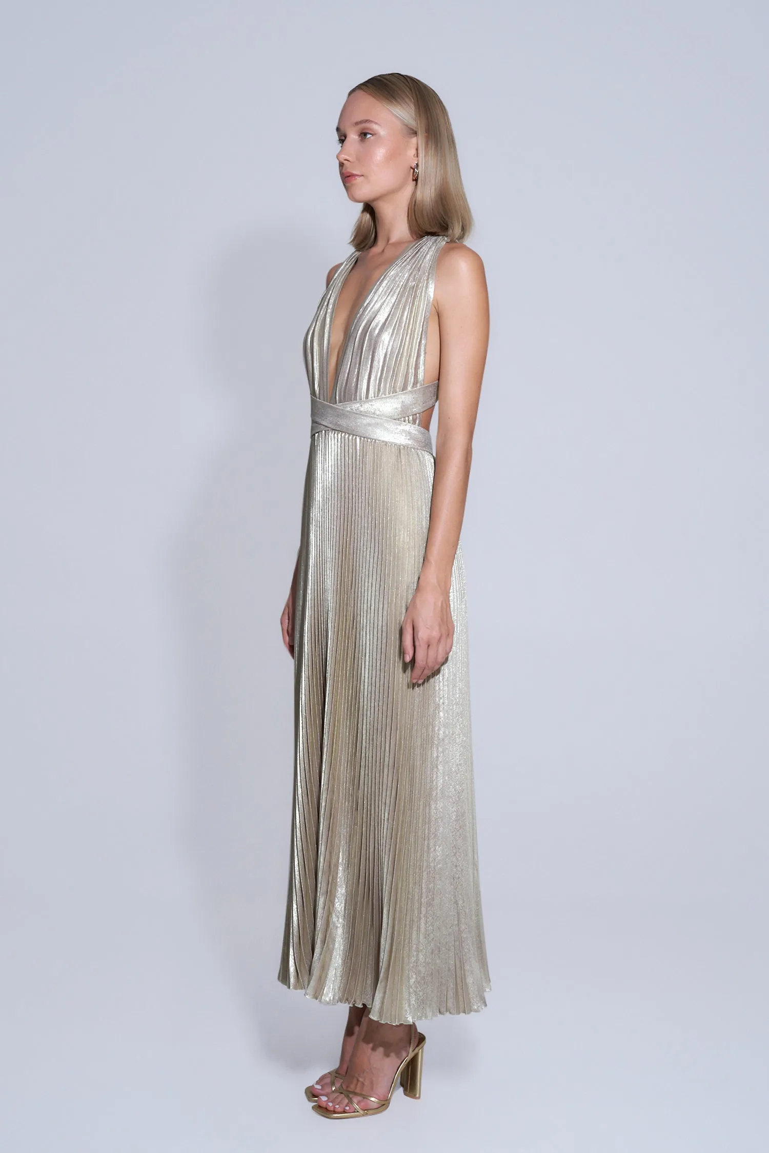 Moderniste Gown - Gold Shimmer sold by L'IDÉE product image thumbnail 4