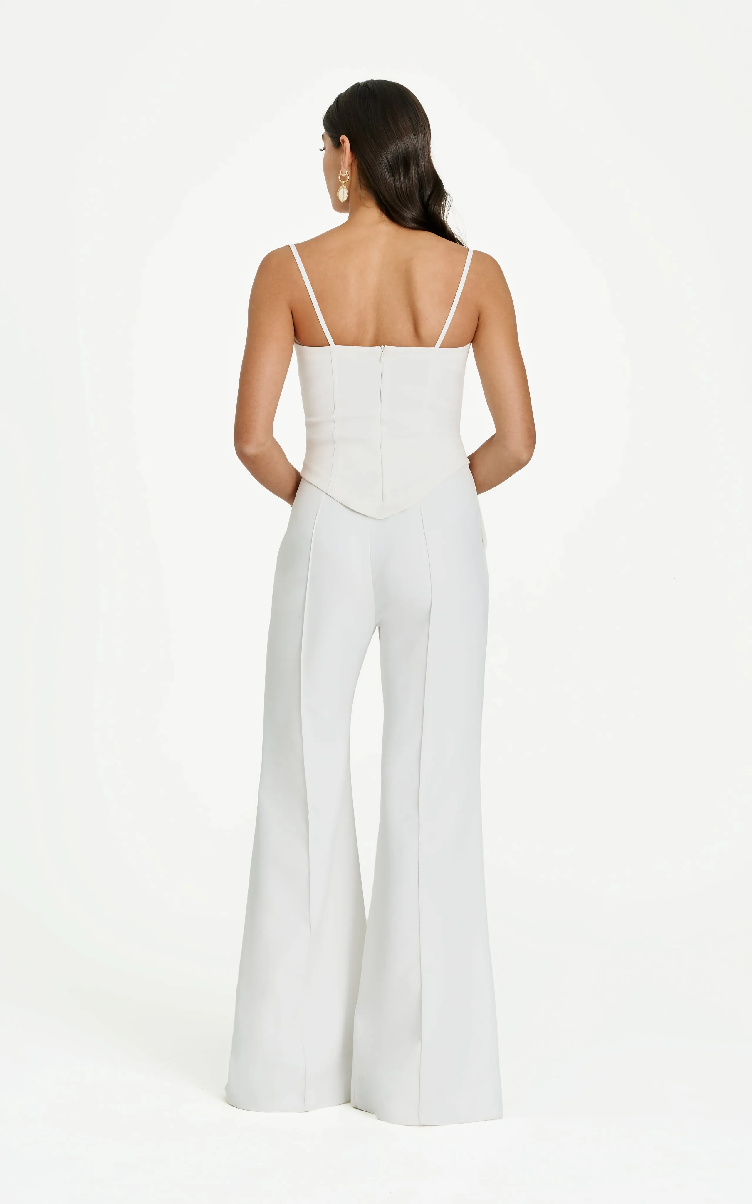 SAMPLE Vision Flared Pant | Ivory sold by STUDIO AMELIA product image thumbnail 4