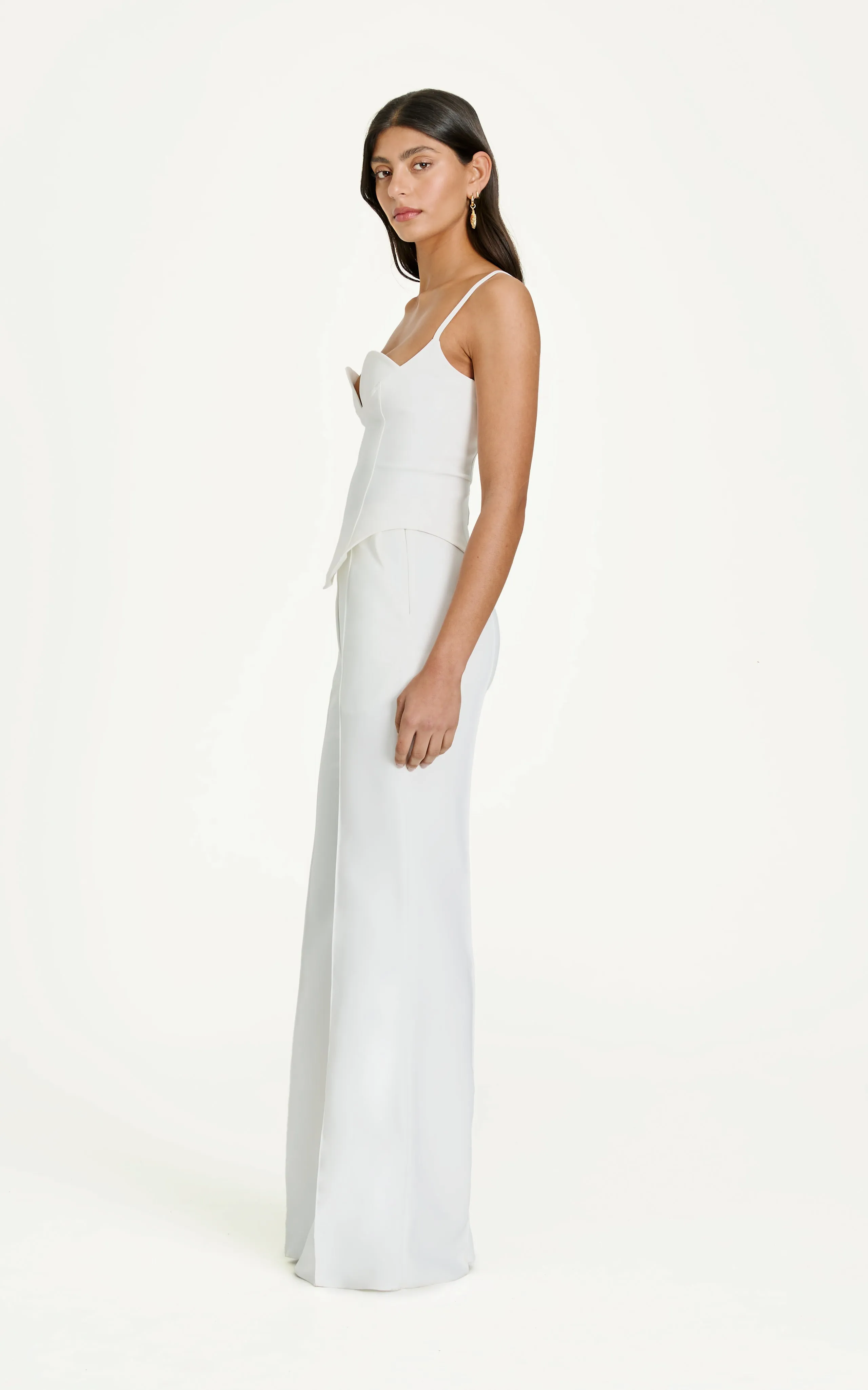 SAMPLE Vision Flared Pant | Ivory sold by STUDIO AMELIA product image thumbnail 3