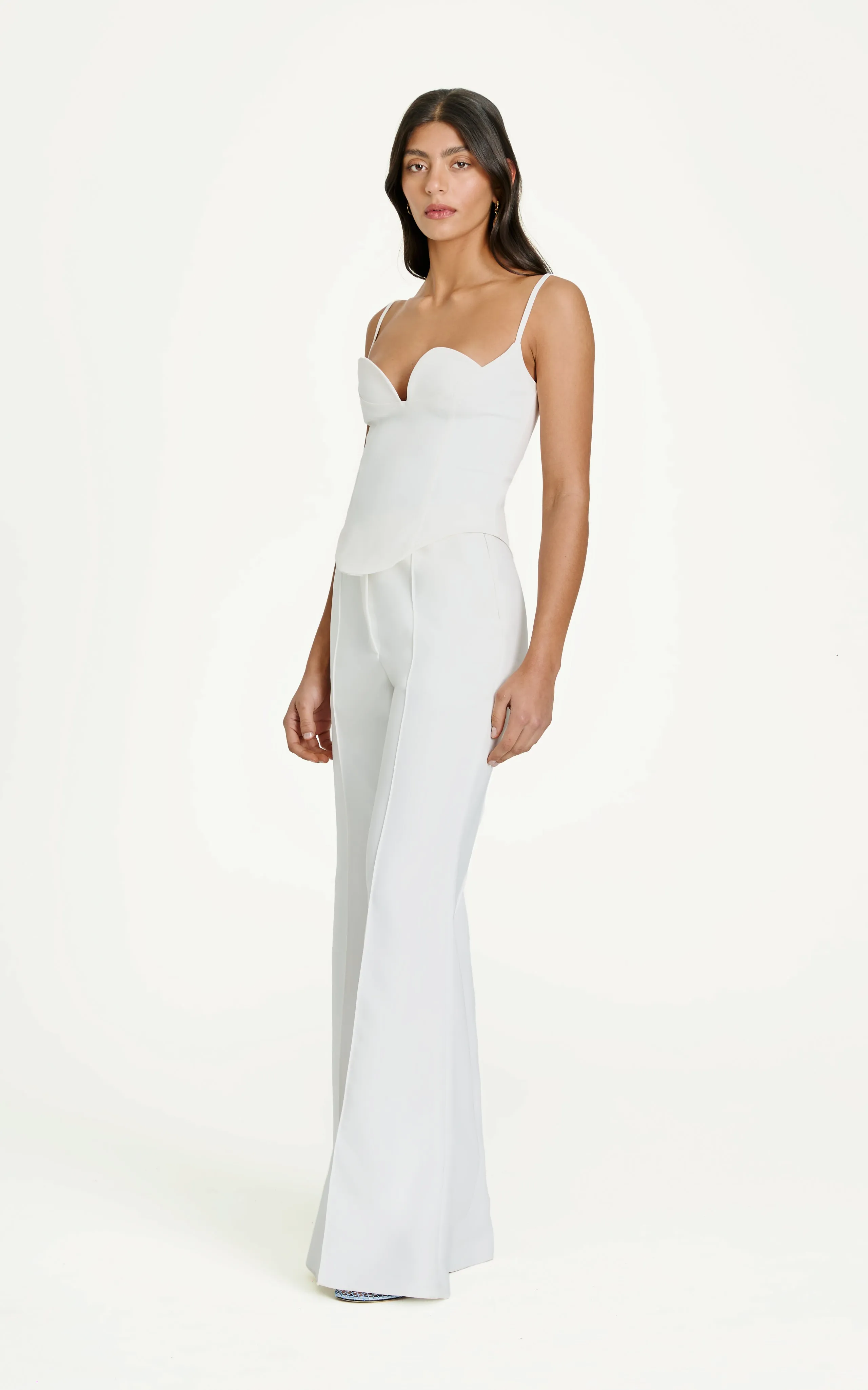 SAMPLE Vision Flared Pant | Ivory sold by STUDIO AMELIA product image thumbnail 2