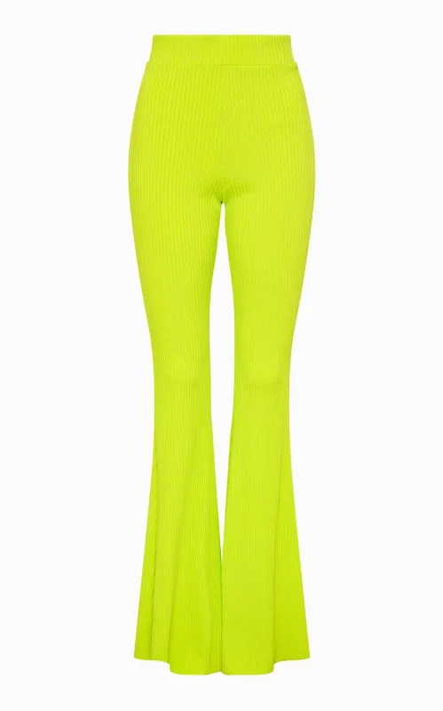 SAMPLE Giza Rib Flare Pant | Acid made by STUDIO AMELIA