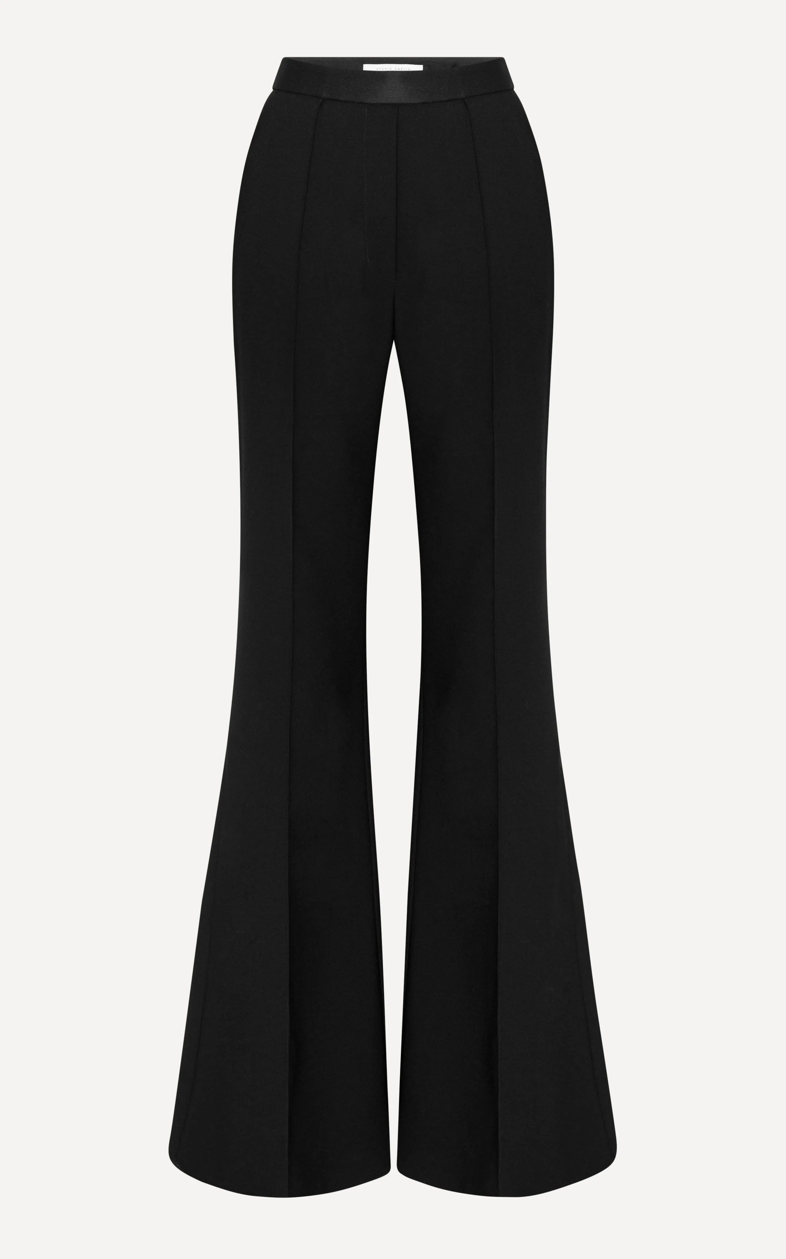 Vision Flared Pant | Black sold by STUDIO AMELIA