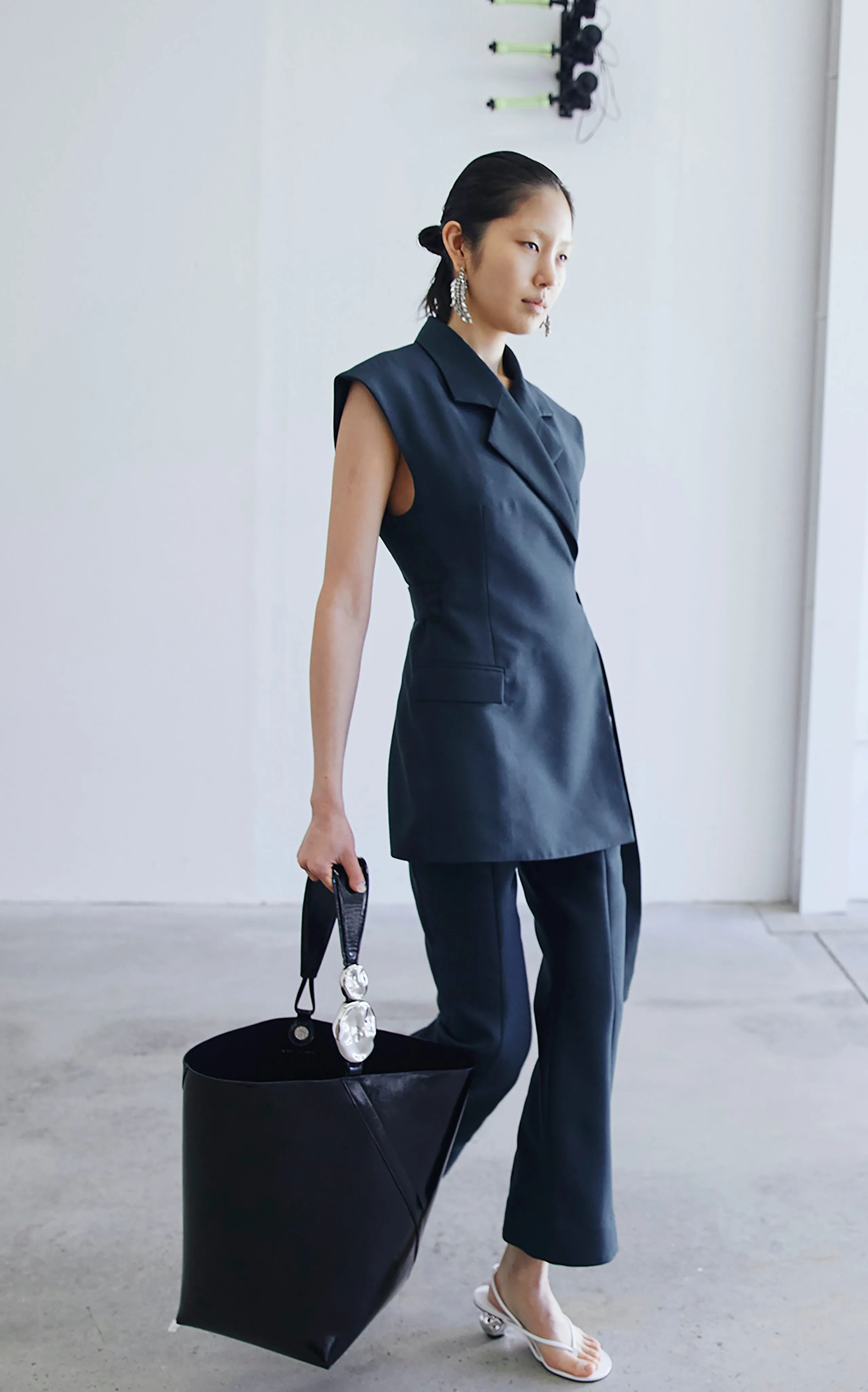 Lettini Crop Flare Pant | Seagrass sold by STUDIO AMELIA product image thumbnail 3