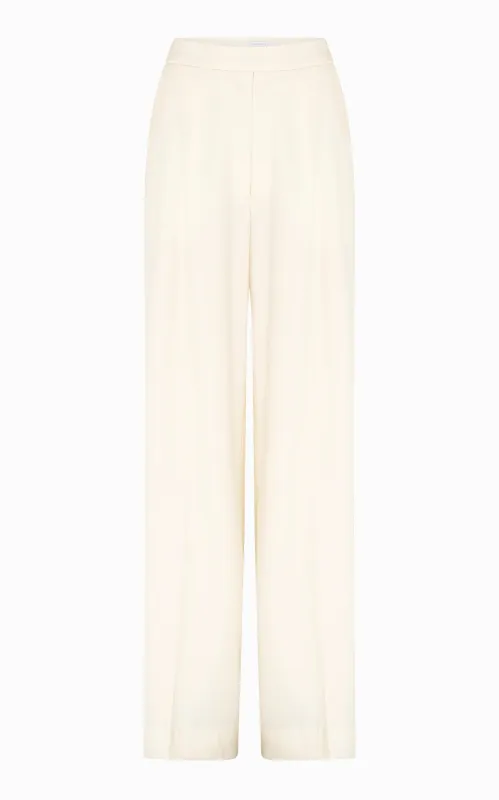 Diptych Spliced Wide Leg Pant | Ivory made by STUDIO AMELIA