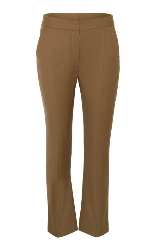 Crop Slim Pant | Almond made by STUDIO AMELIA