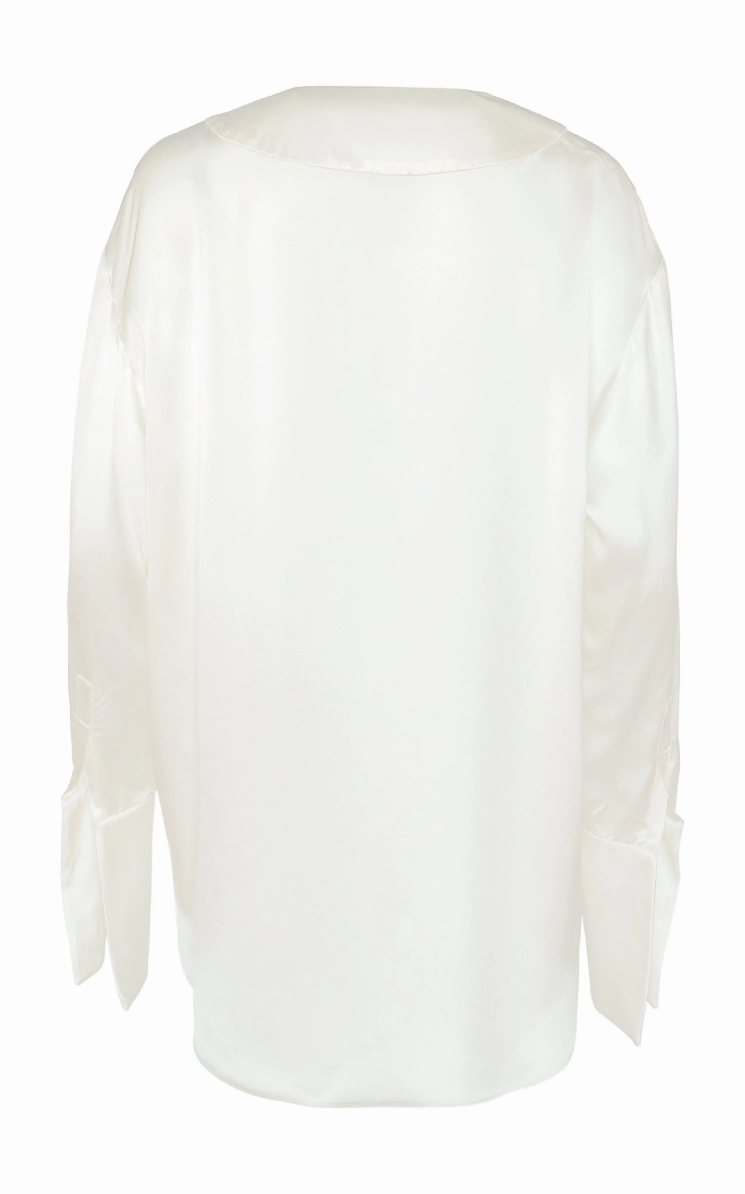 Flux Deep V Blouse | Ivory sold by STUDIO AMELIA product image thumbnail 2