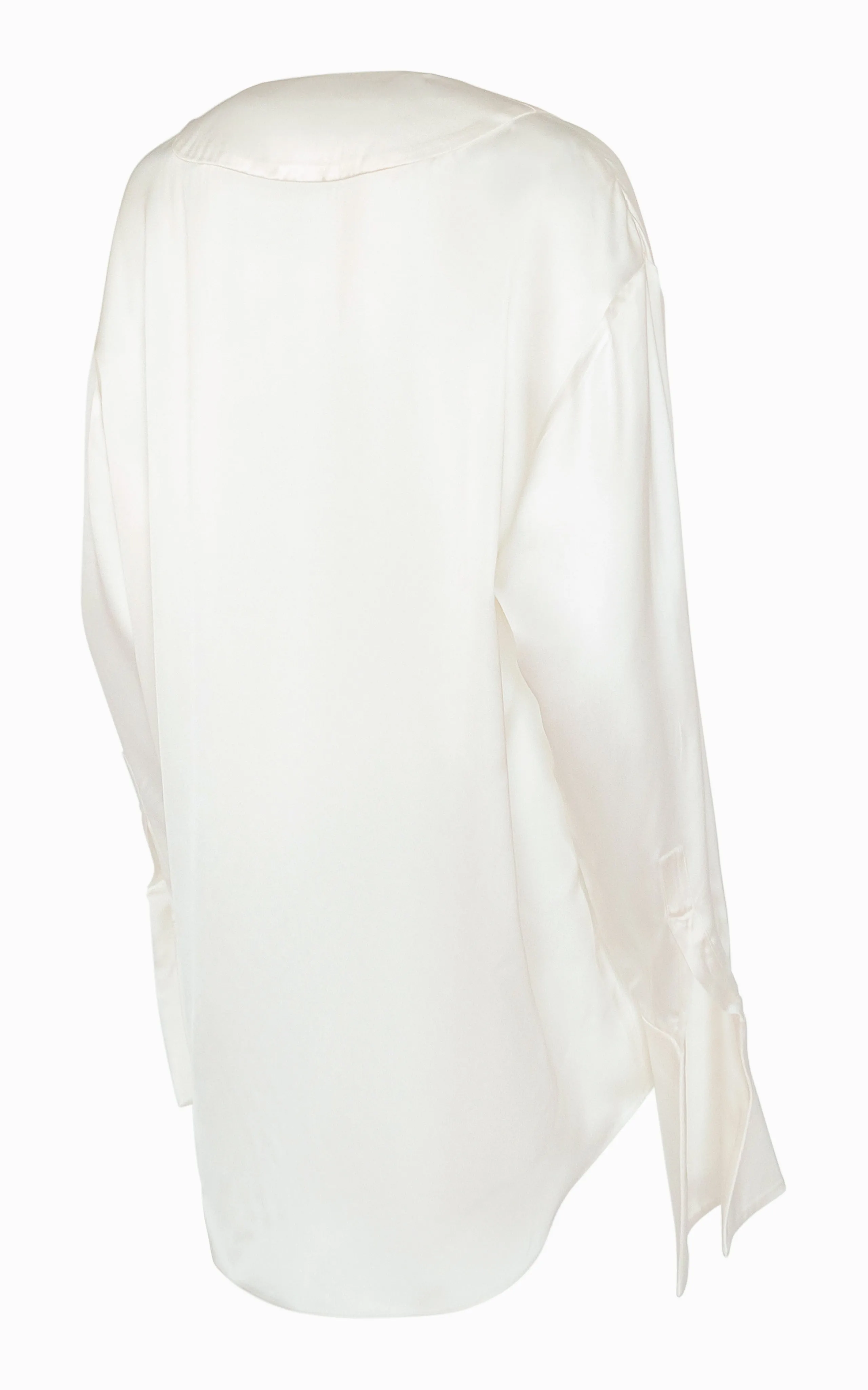 Flux Deep V Blouse | Ivory sold by STUDIO AMELIA product image thumbnail 3