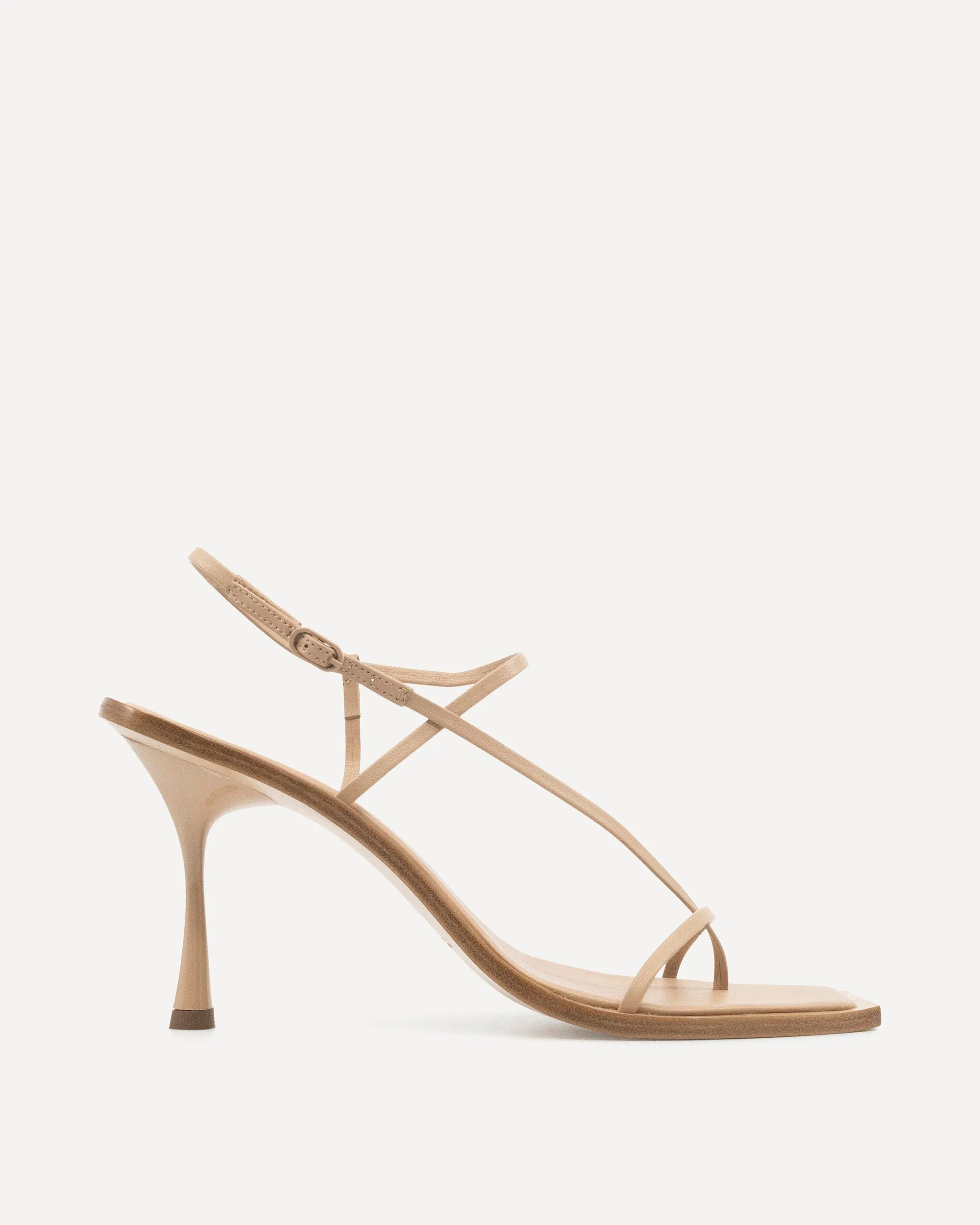 Filament 90 Heel | Beige sold by STUDIO AMELIA