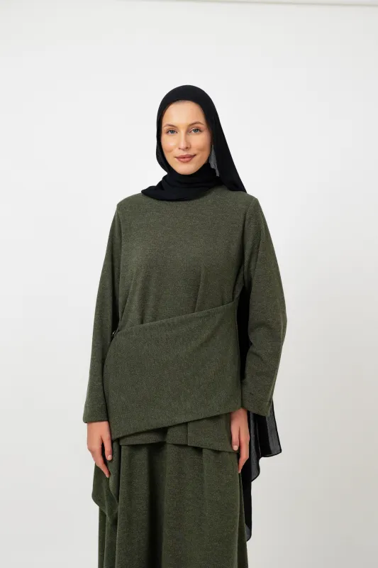 Layer up top in Olive made by Jude