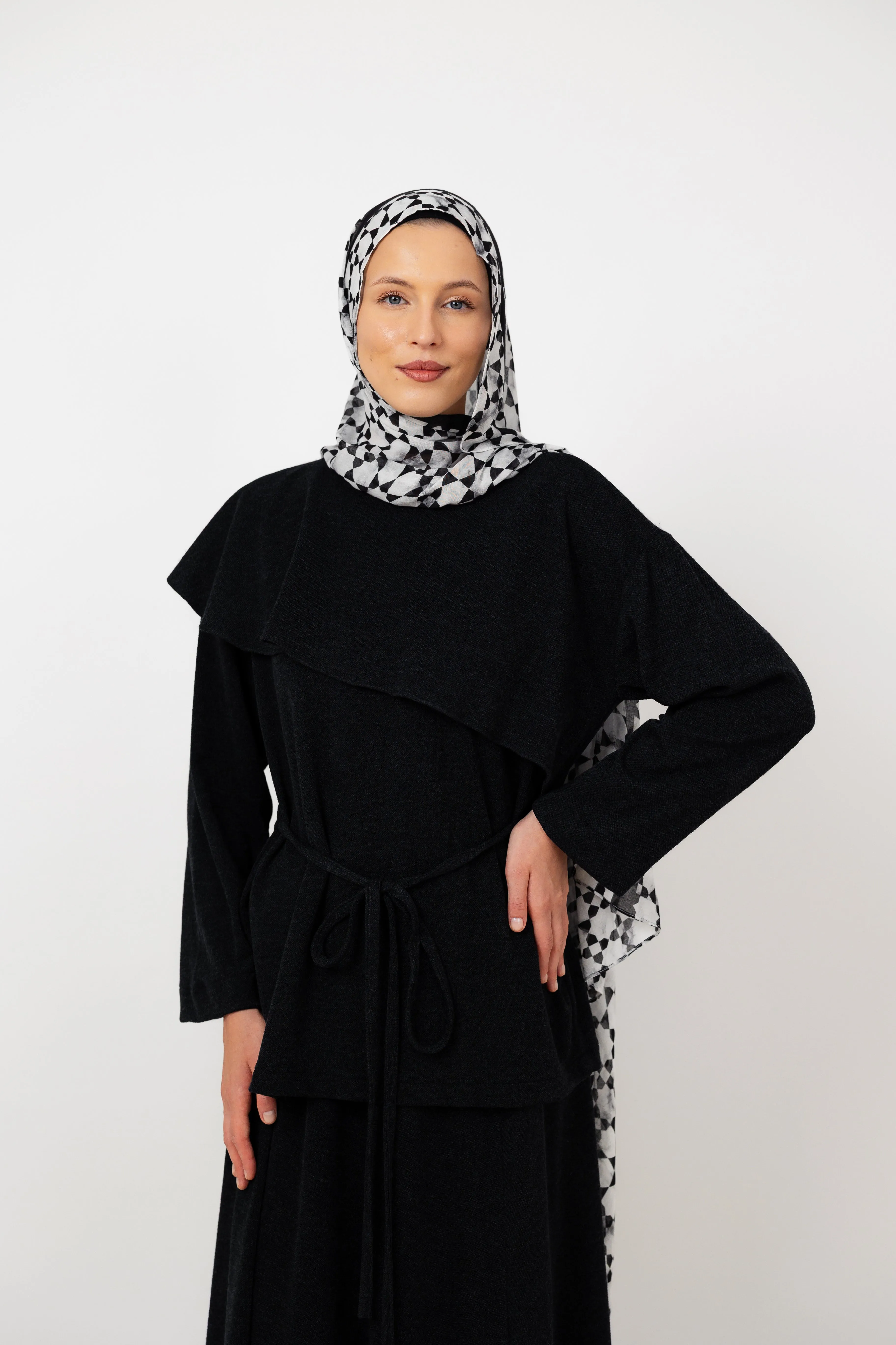 Dove Scarf top in Black sold by Jude product image thumbnail 5
