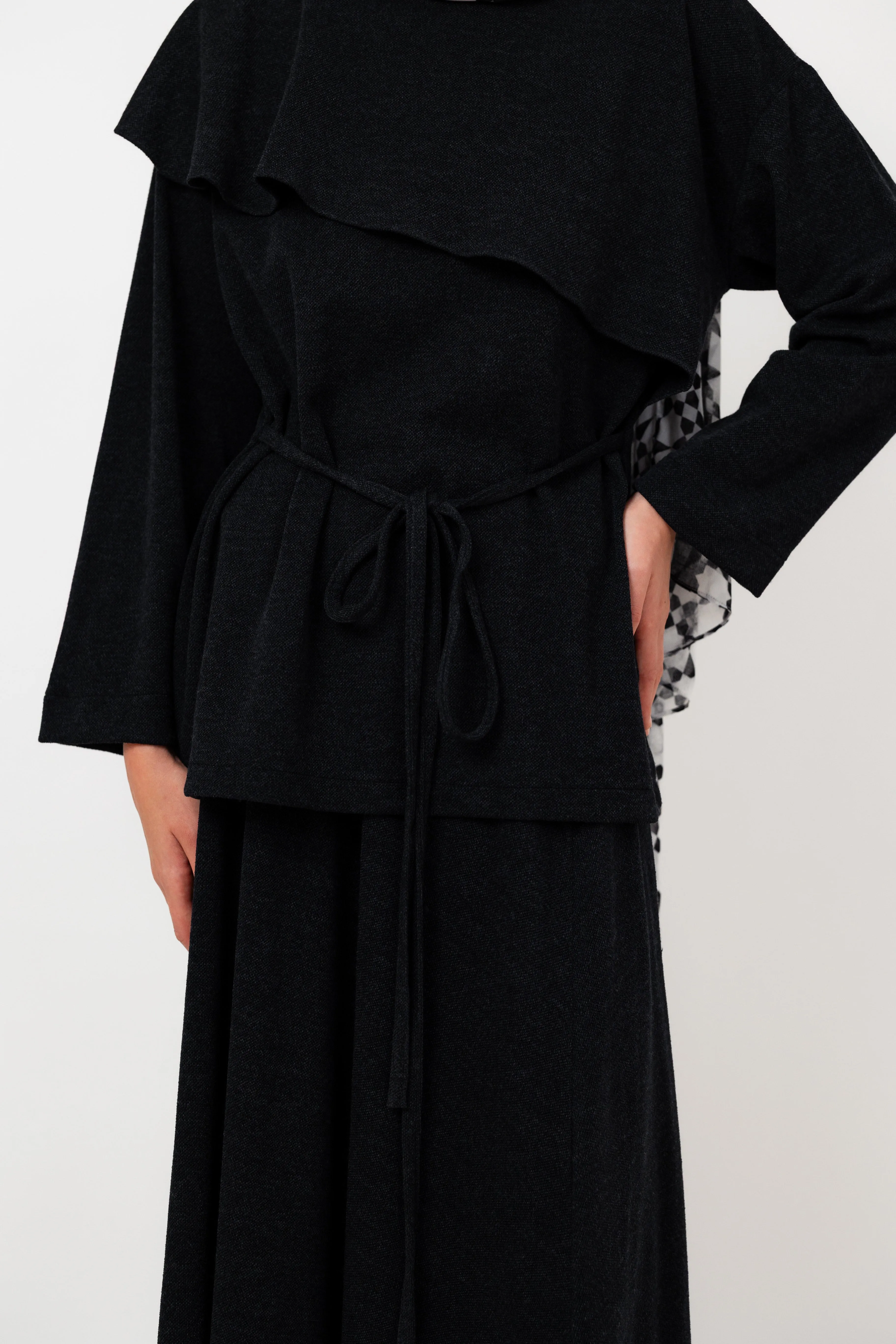 Dove Scarf top in Black sold by Jude product image thumbnail 4