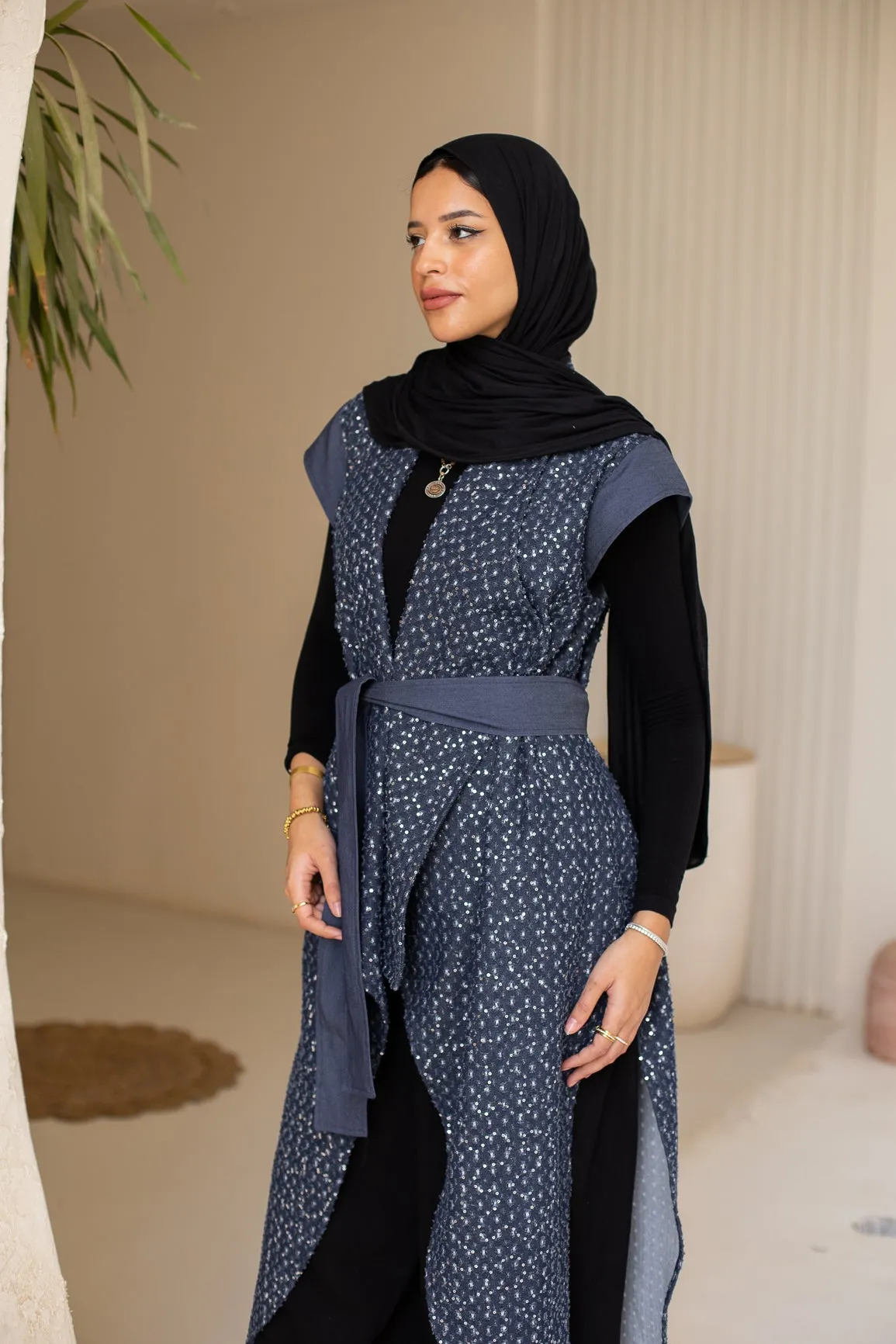 Leil Denim vest in Dark blue sold by Jude product image thumbnail 4