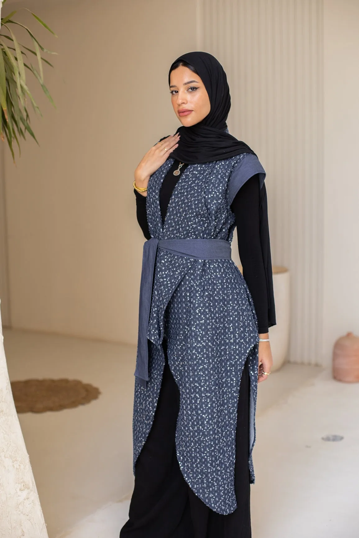 Leil Denim vest in Dark blue sold by Jude product image thumbnail 2